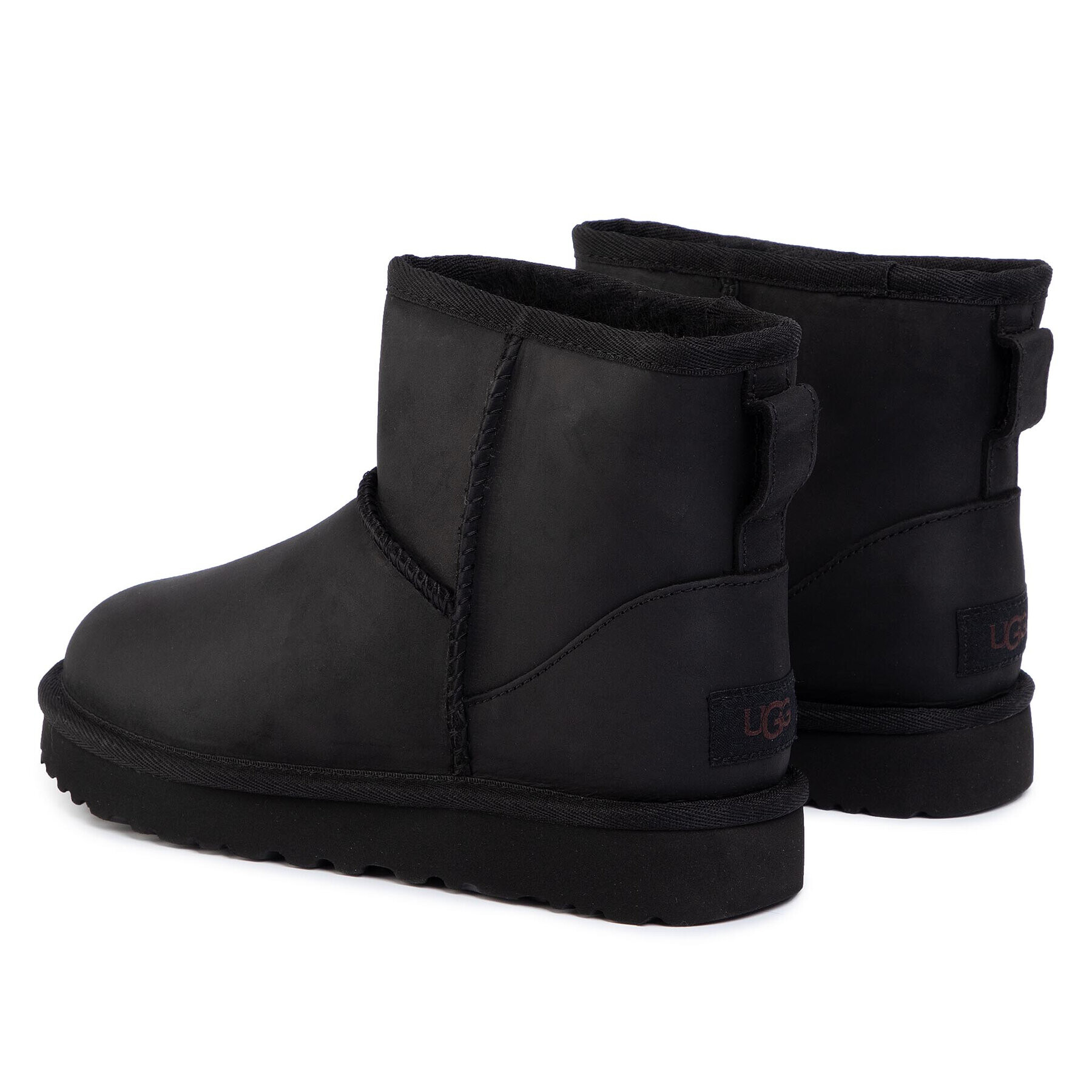 Ugg Обувки W Classic Mini Leather 1016558 Черен - Pepit.bg
