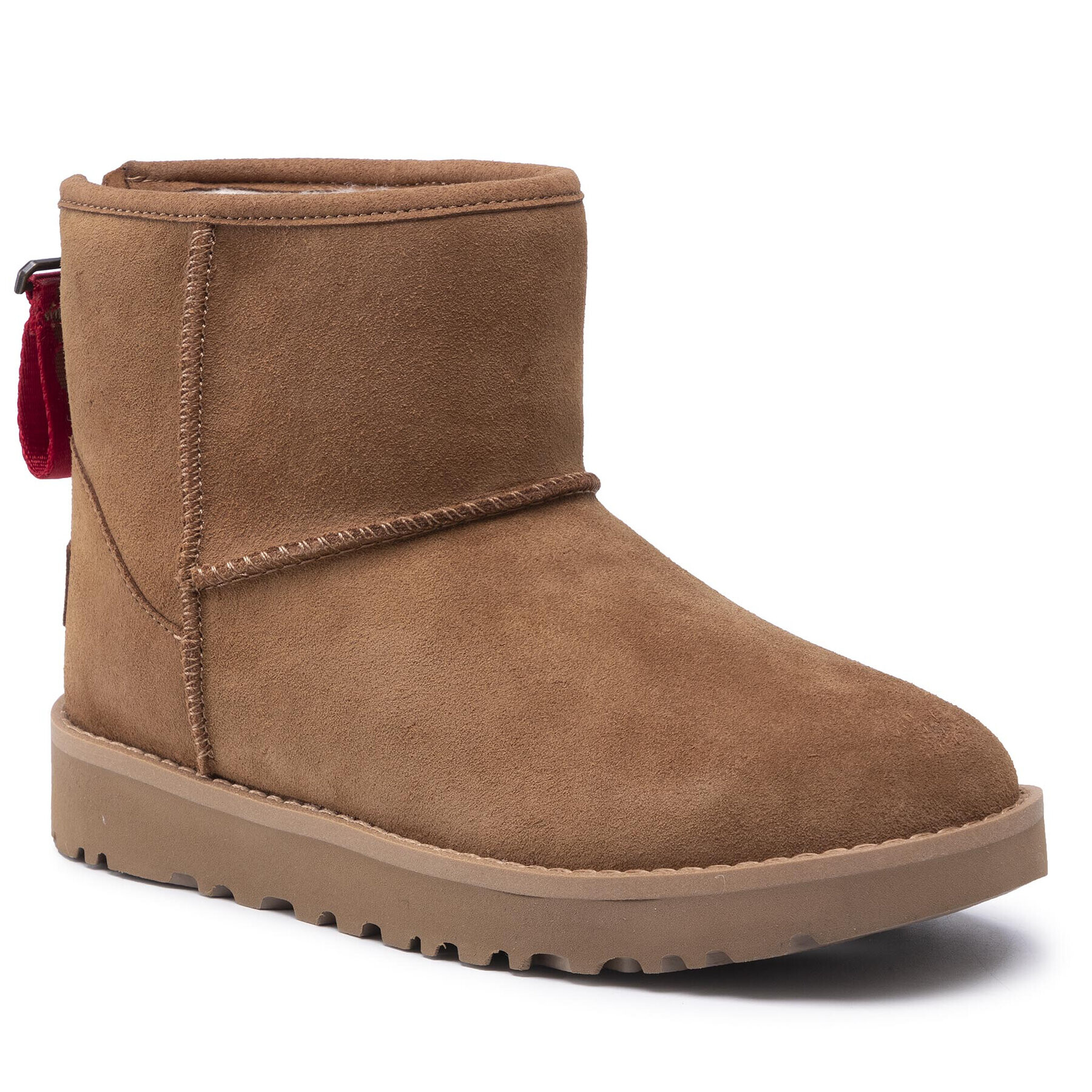 Ugg Обувки W Classic Mini Logo Zip 1122671 Кафяв - Pepit.bg