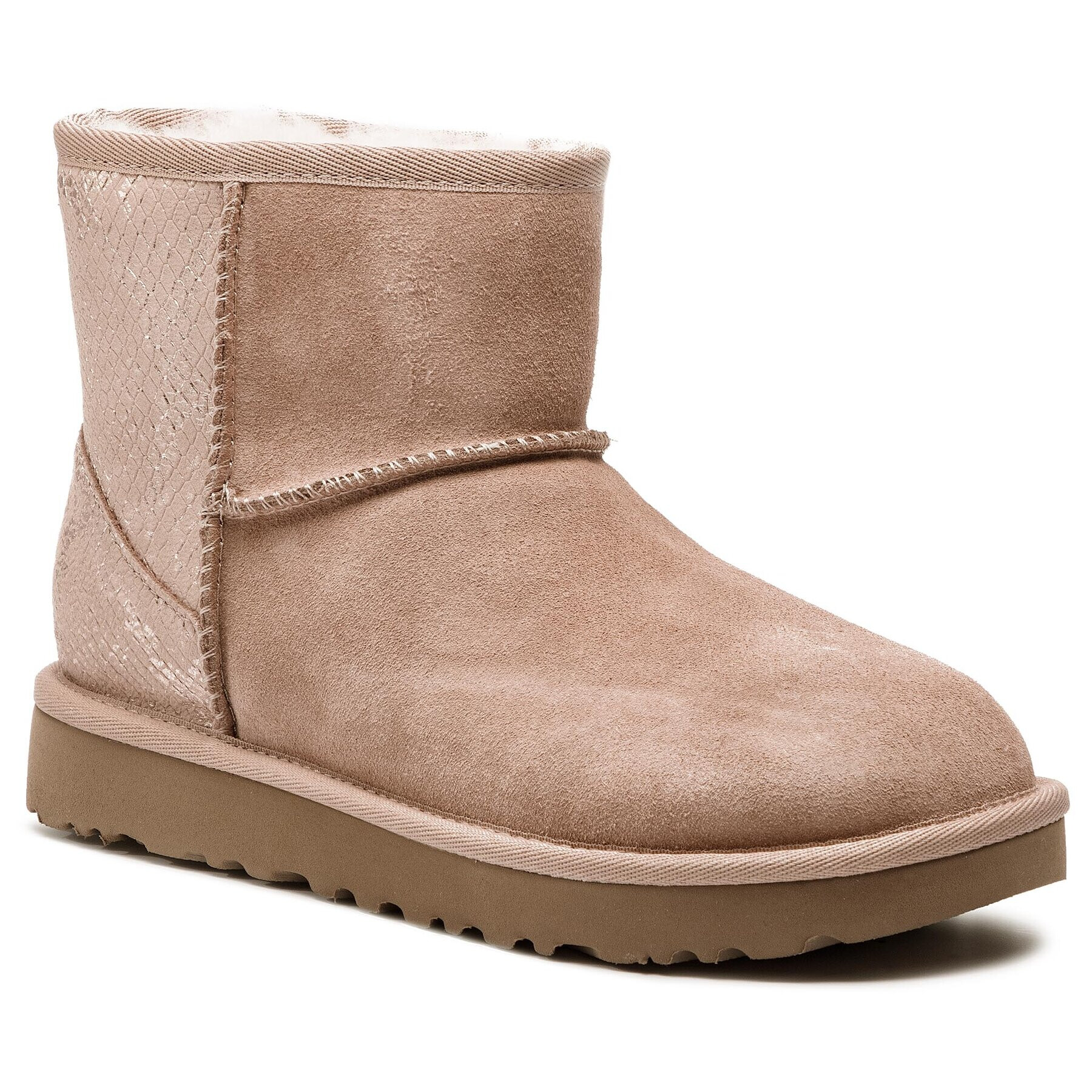 Ugg Обувки W Classic Mini Metallic Snake 1101472 Бежов - Pepit.bg