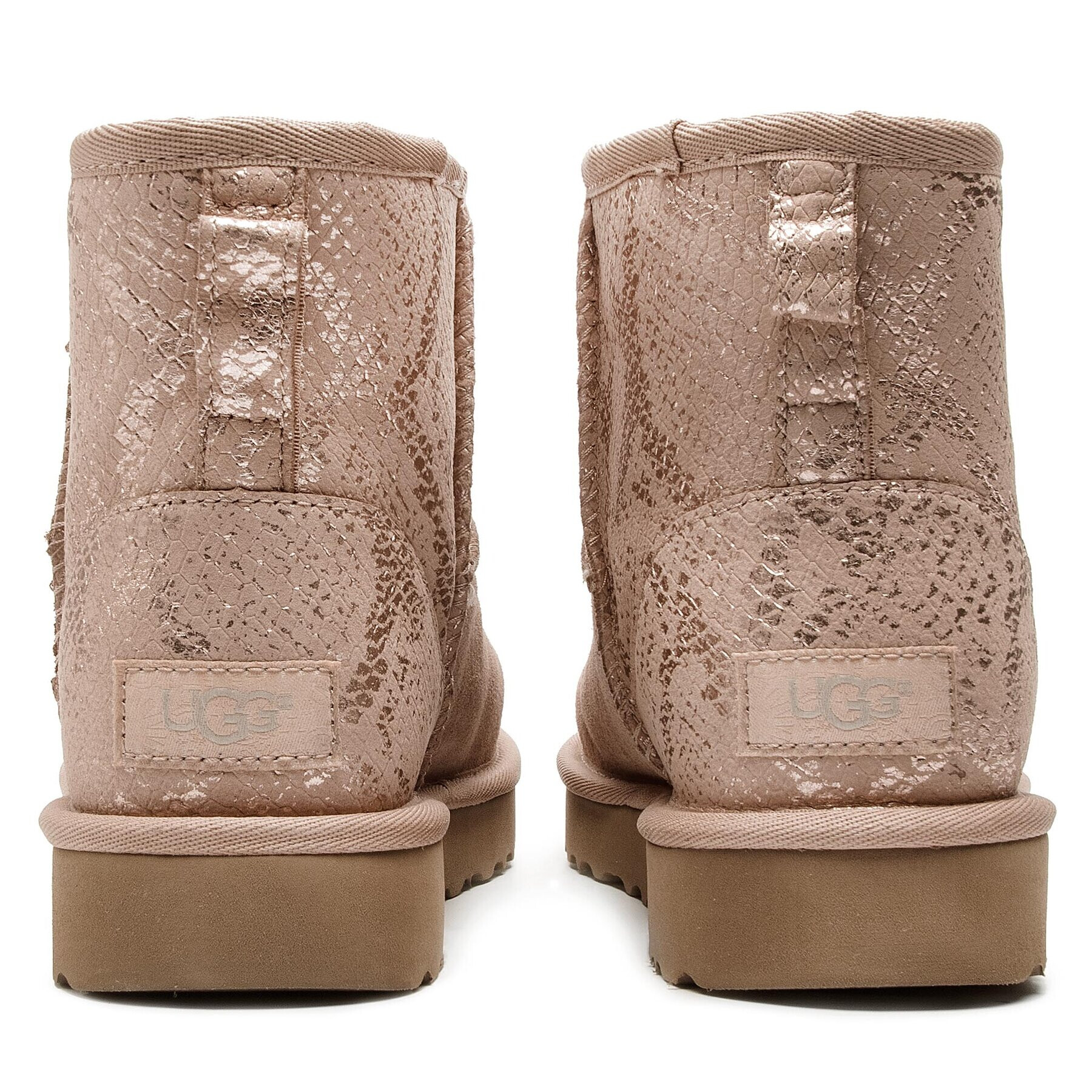 Ugg Обувки W Classic Mini Metallic Snake 1101472 Бежов - Pepit.bg