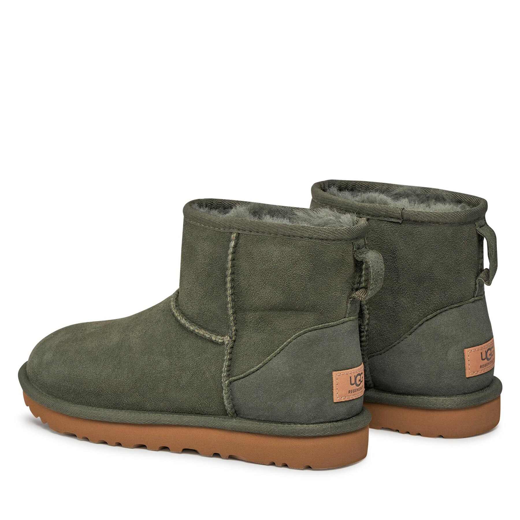 Ugg Обувки W Classic Mini Regenerate 1137050 Зелен - Pepit.bg