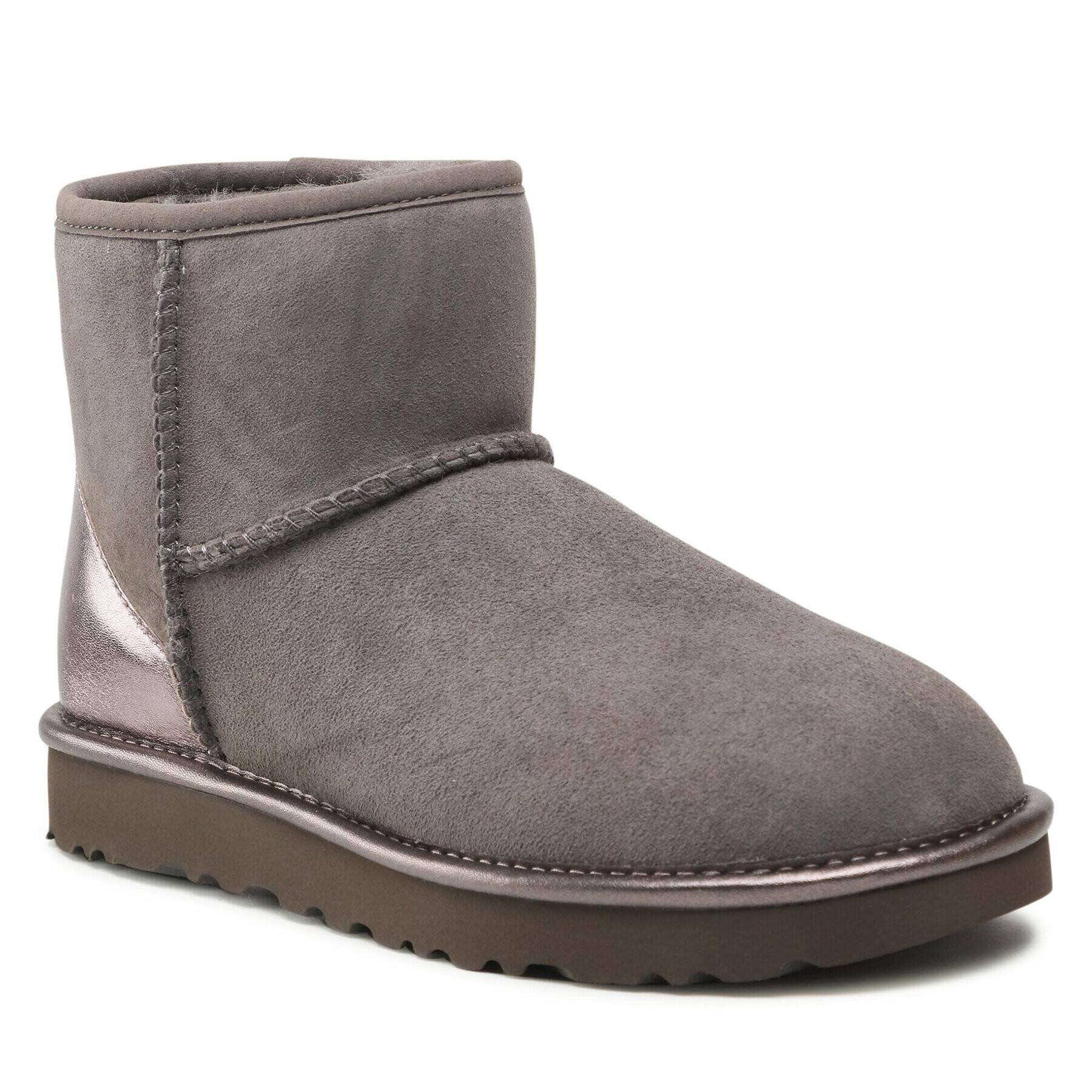 Ugg Обувки W Classic Mini Shine 1120872 Сив - Pepit.bg
