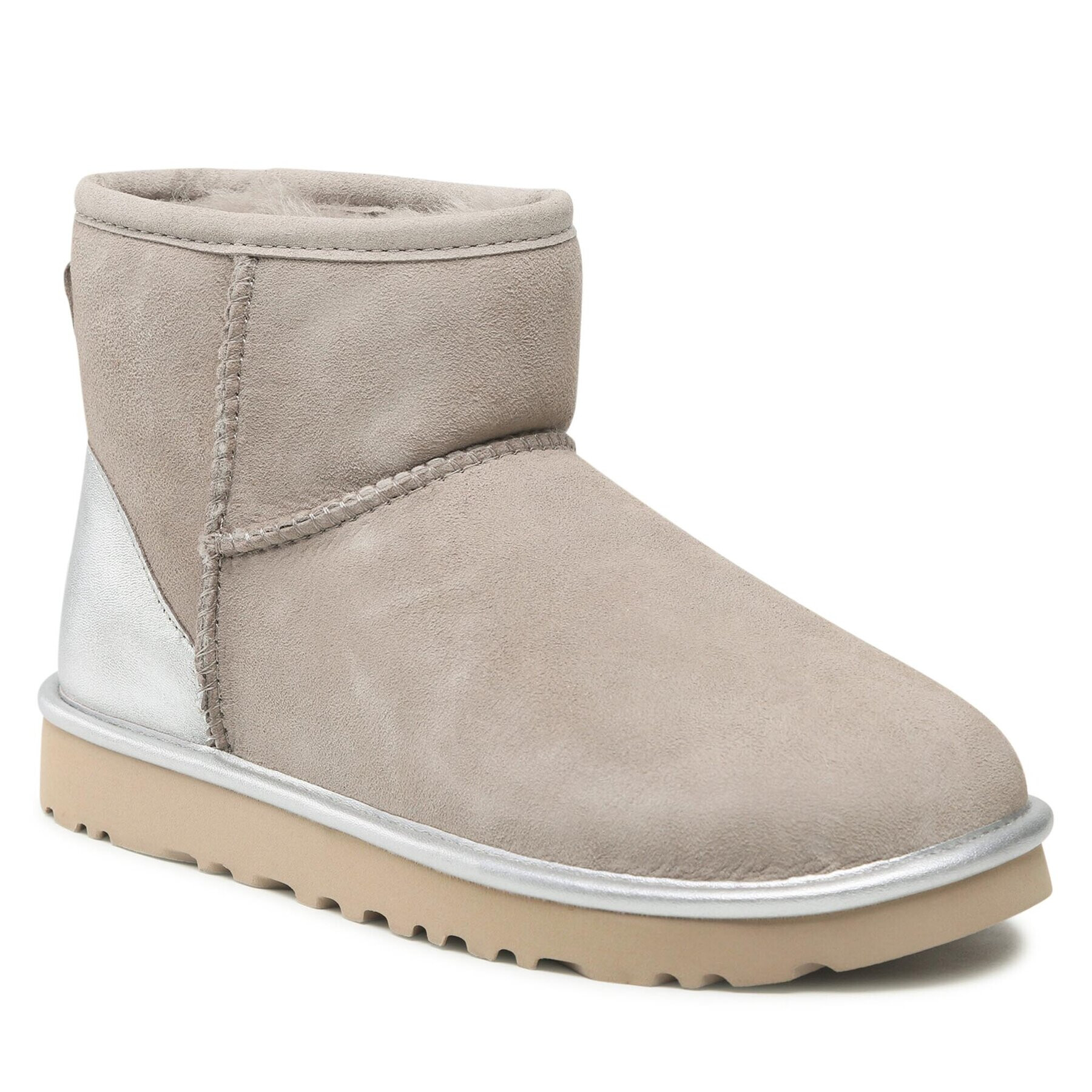 Ugg Обувки W Classic Mini Shine 1120872 Сив - Pepit.bg