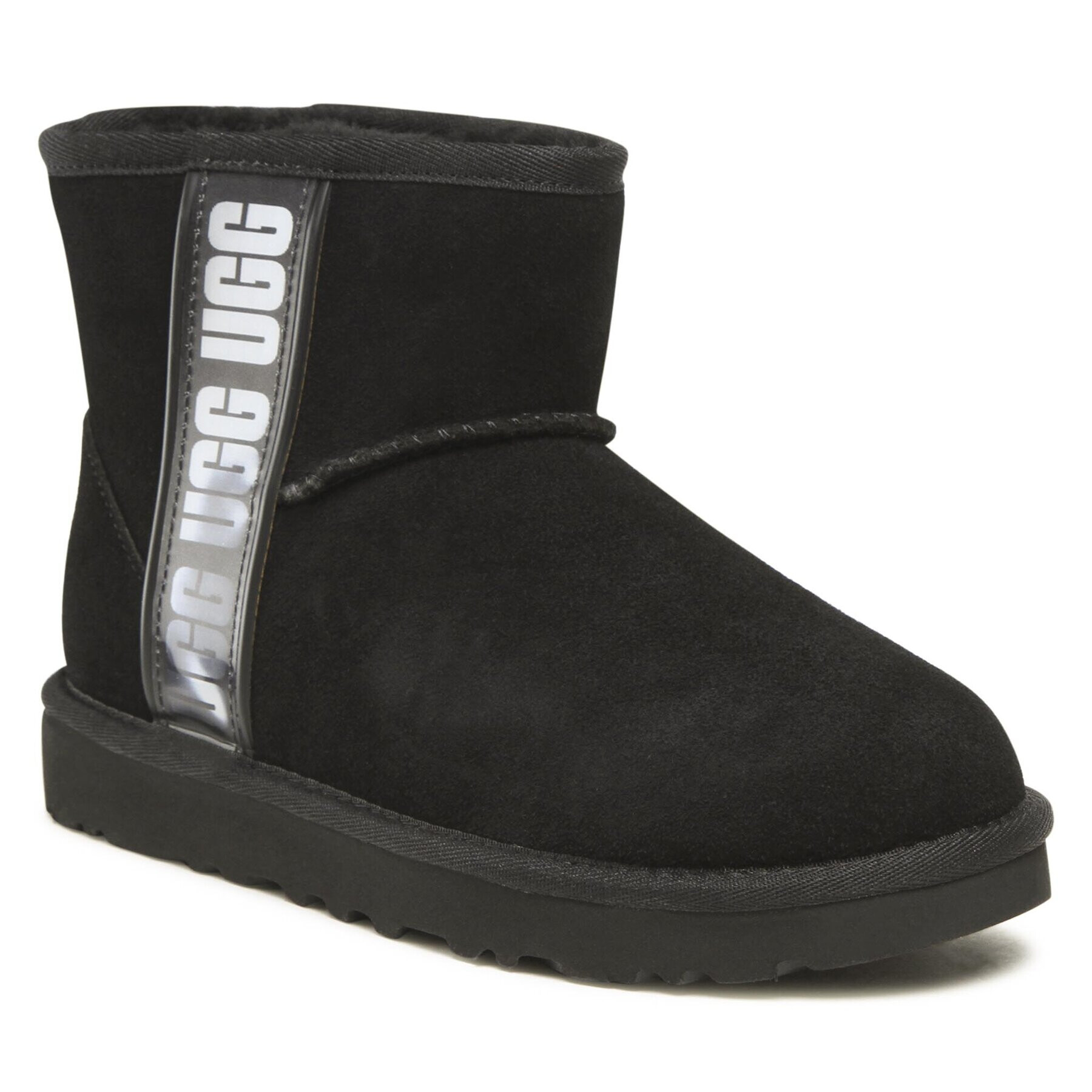 Ugg Обувки W Classic Mini Side Logo II 1134962 Черен - Pepit.bg