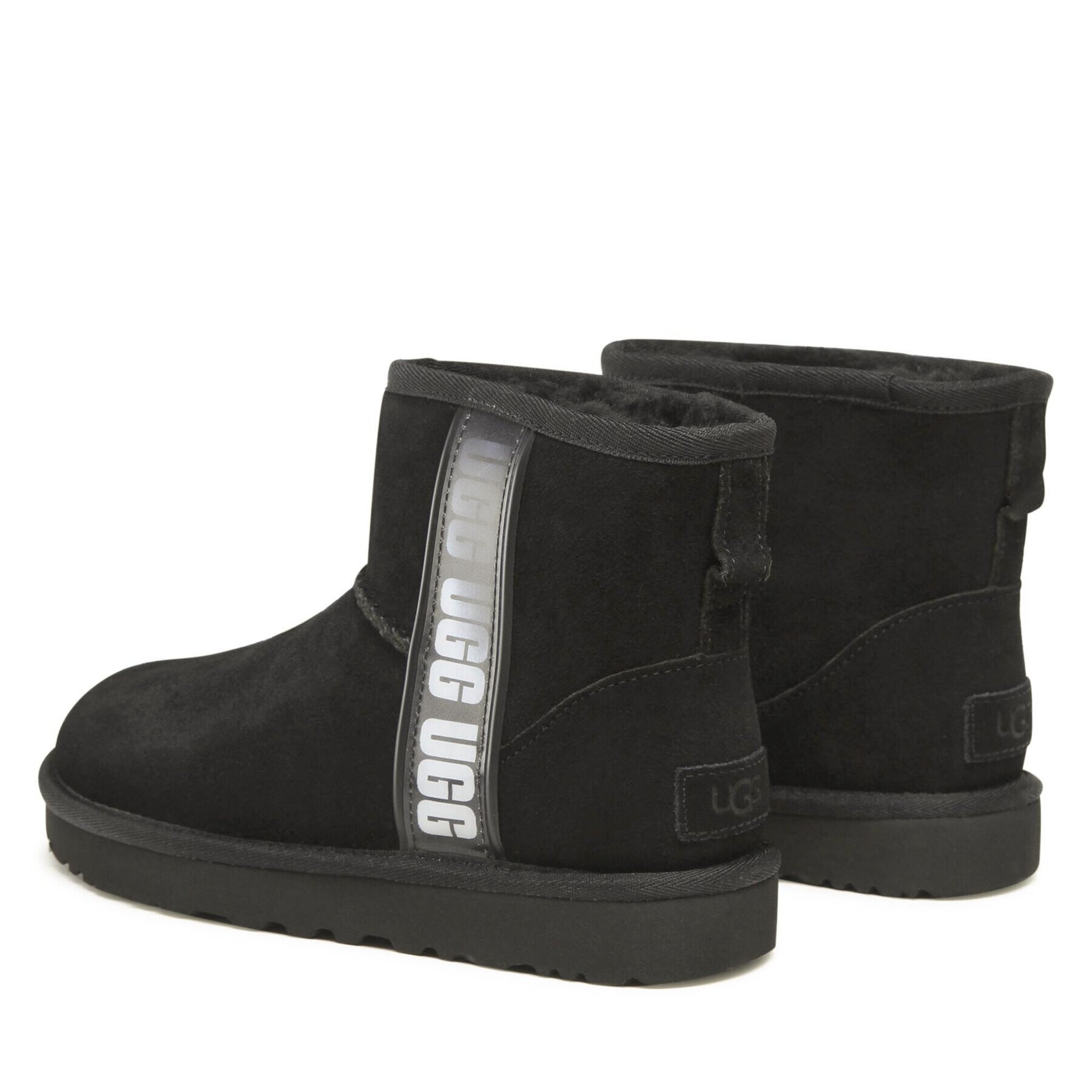 Ugg Обувки W Classic Mini Side Logo II 1134962 Черен - Pepit.bg