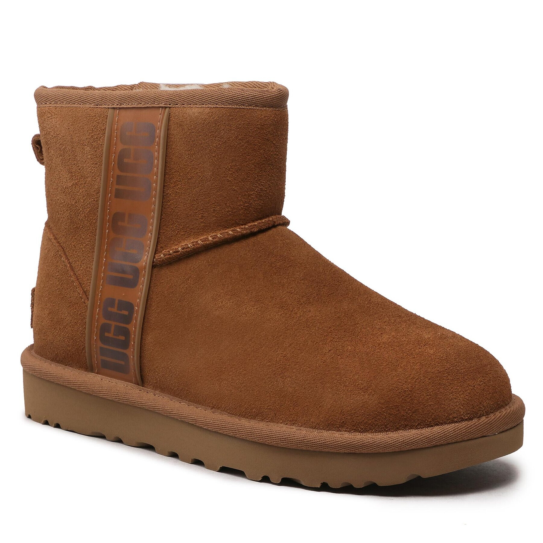 Ugg Обувки W Classic Mini Side Logo II 1134962 Кафяв - Pepit.bg