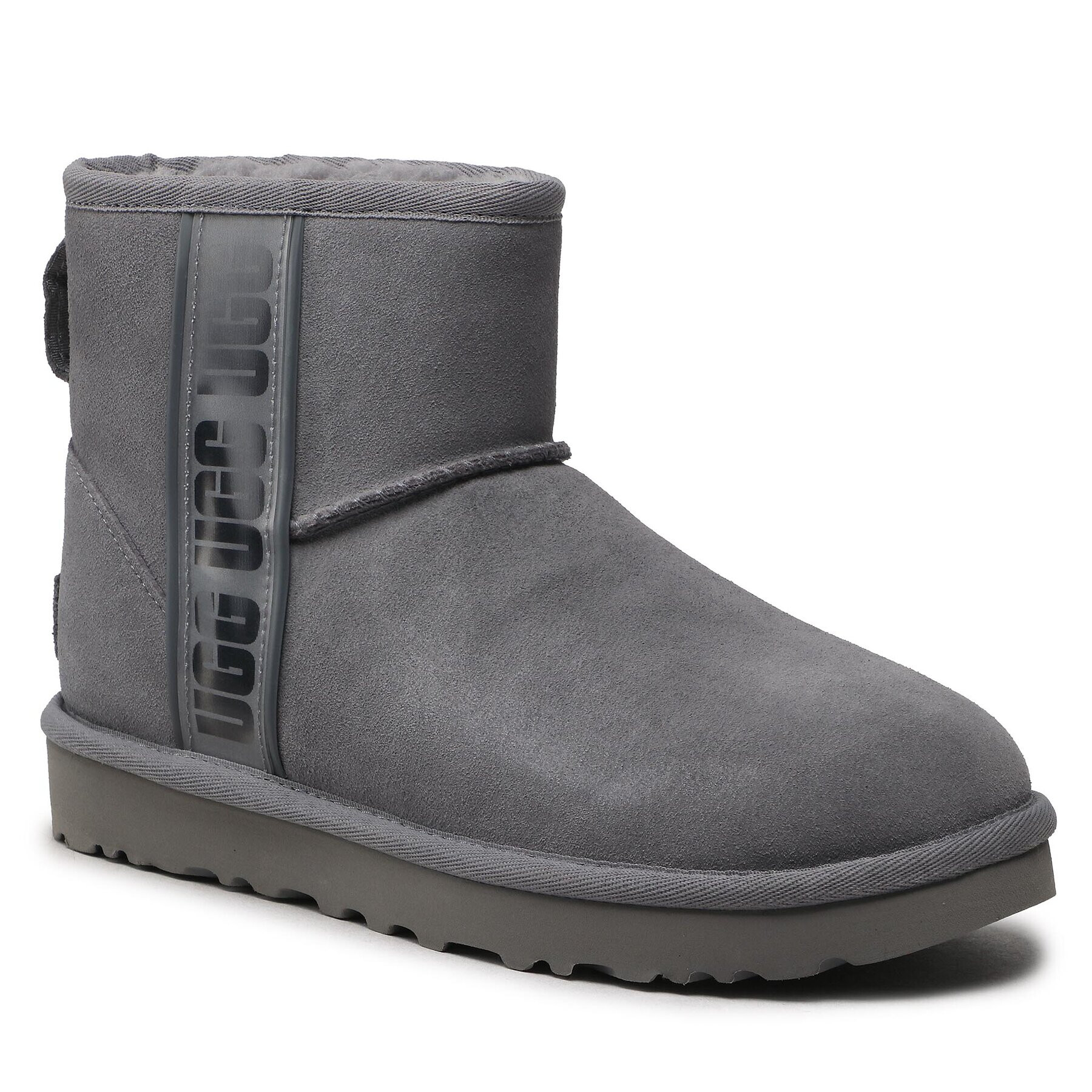 Ugg Обувки W Classic Mini Side Logo II 1134962 Сив - Pepit.bg