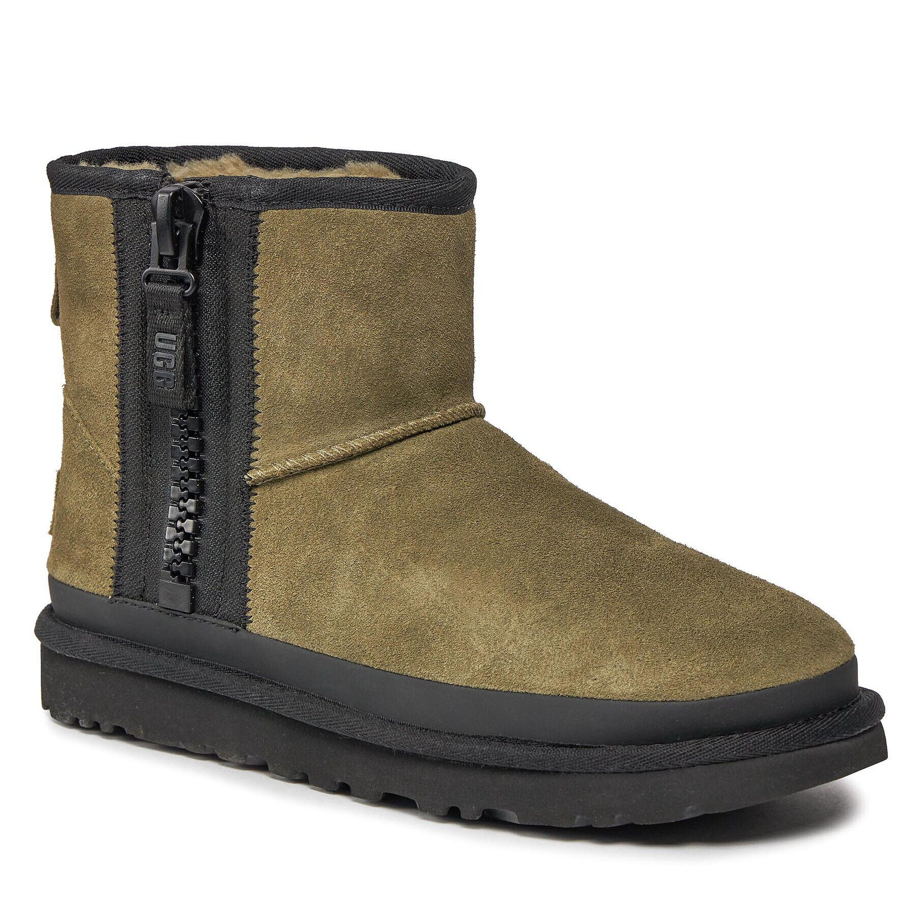 Ugg Обувки W Classic Mini Zipper Tape Logo 1144034 Зелен - Pepit.bg