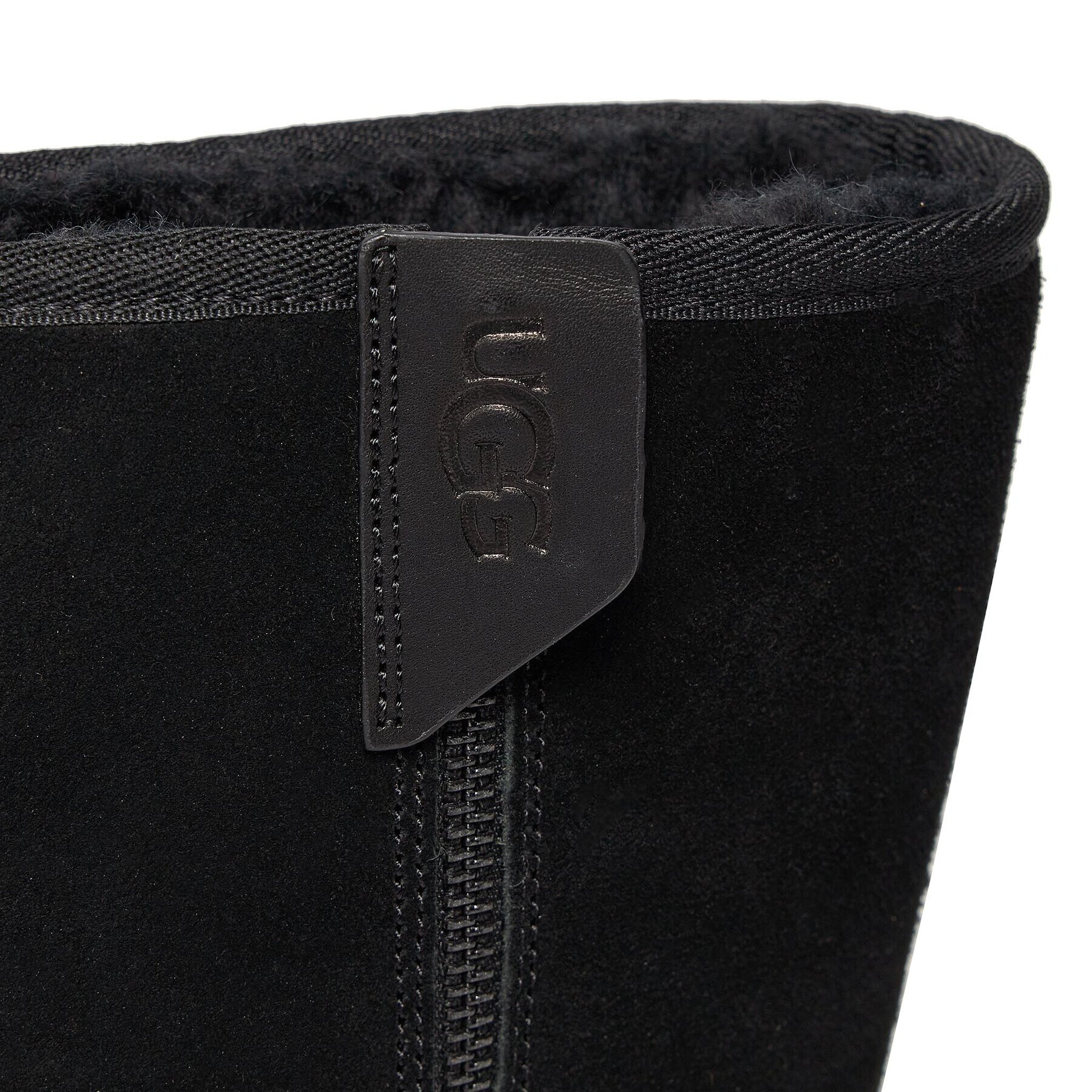 Ugg Апрески W Classic Short Bailey Zip 1144043 Черен - Pepit.bg