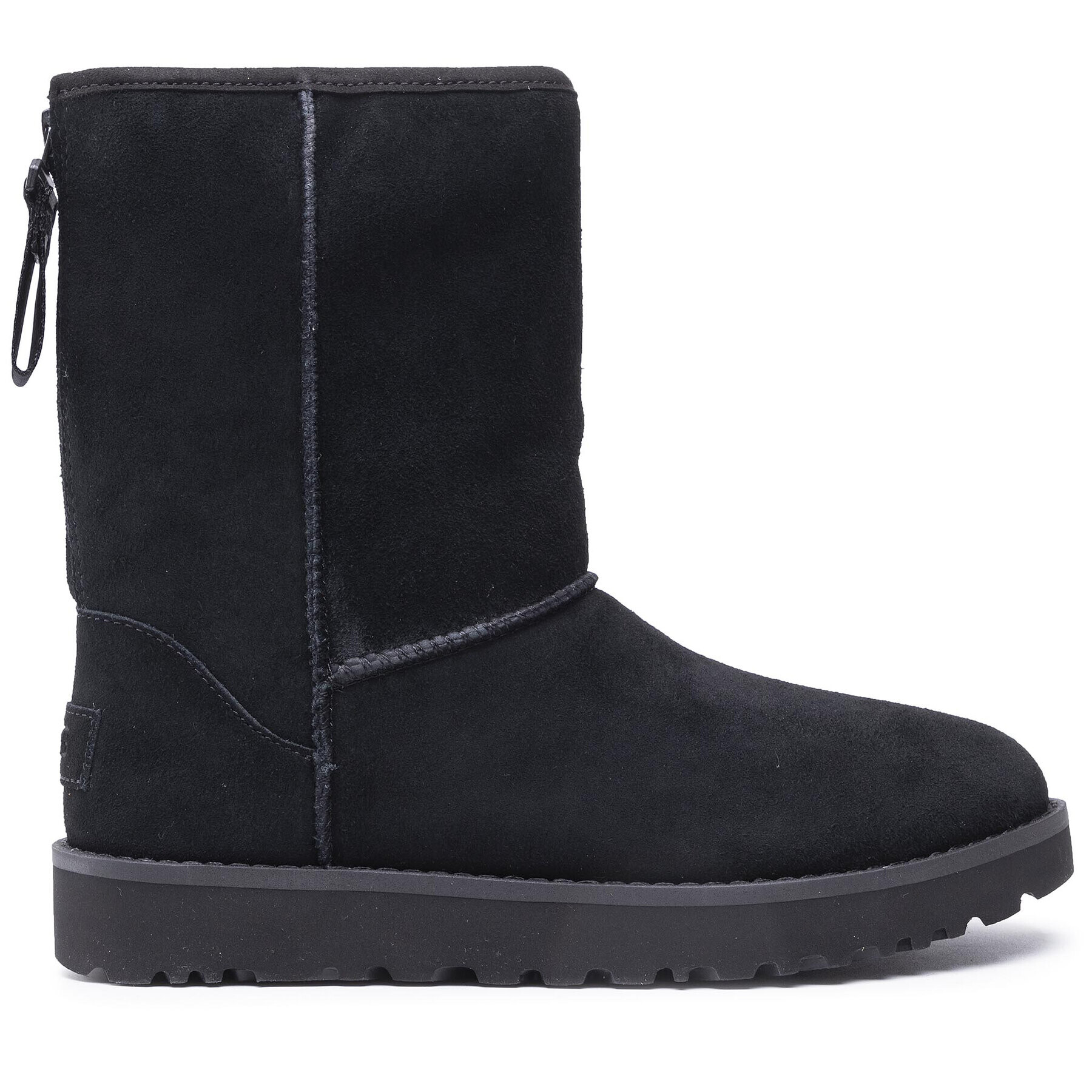 Ugg Обувки W Classic Short Logo Zip 1122672 Черен - Pepit.bg