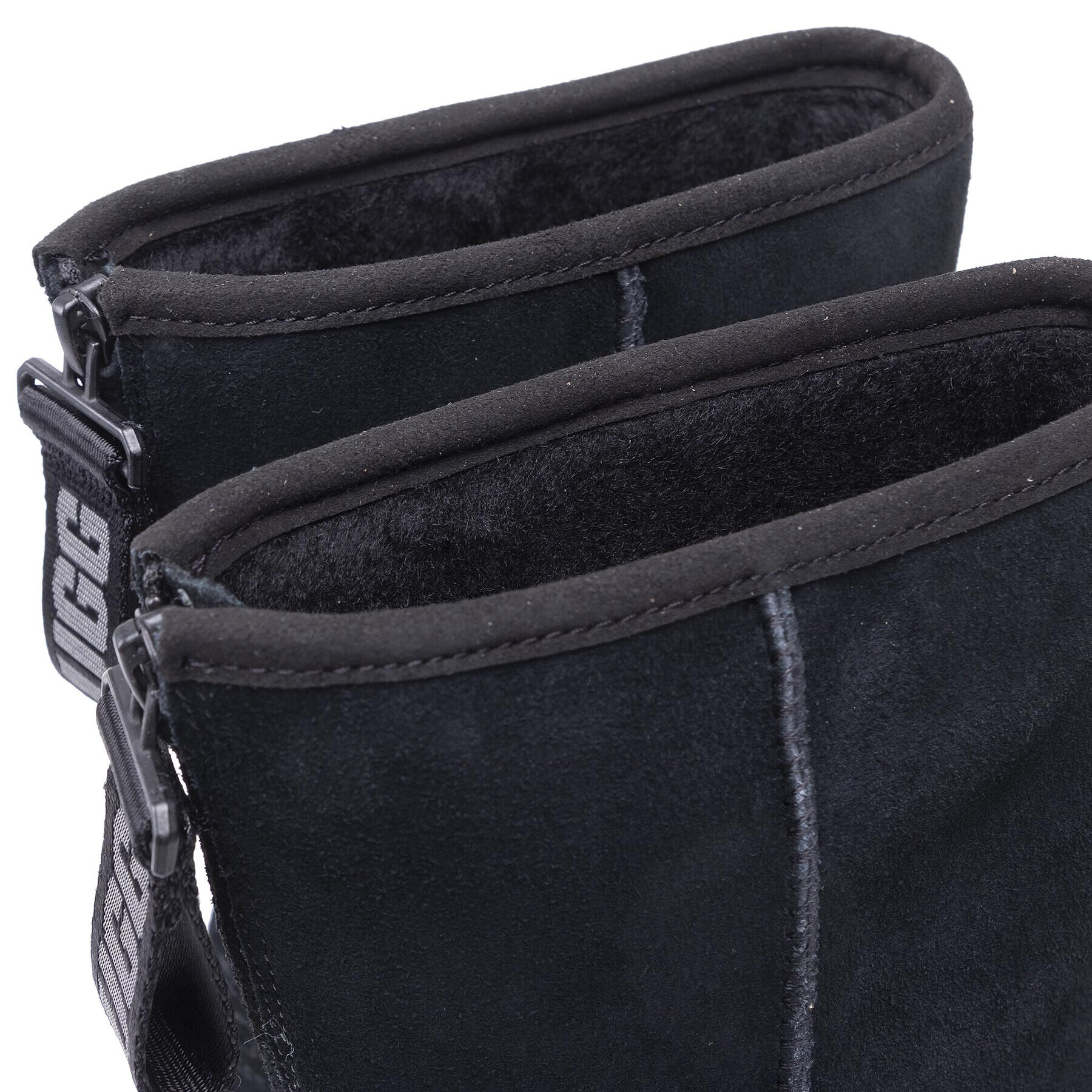 Ugg Обувки W Classic Short Logo Zip 1122672 Черен - Pepit.bg