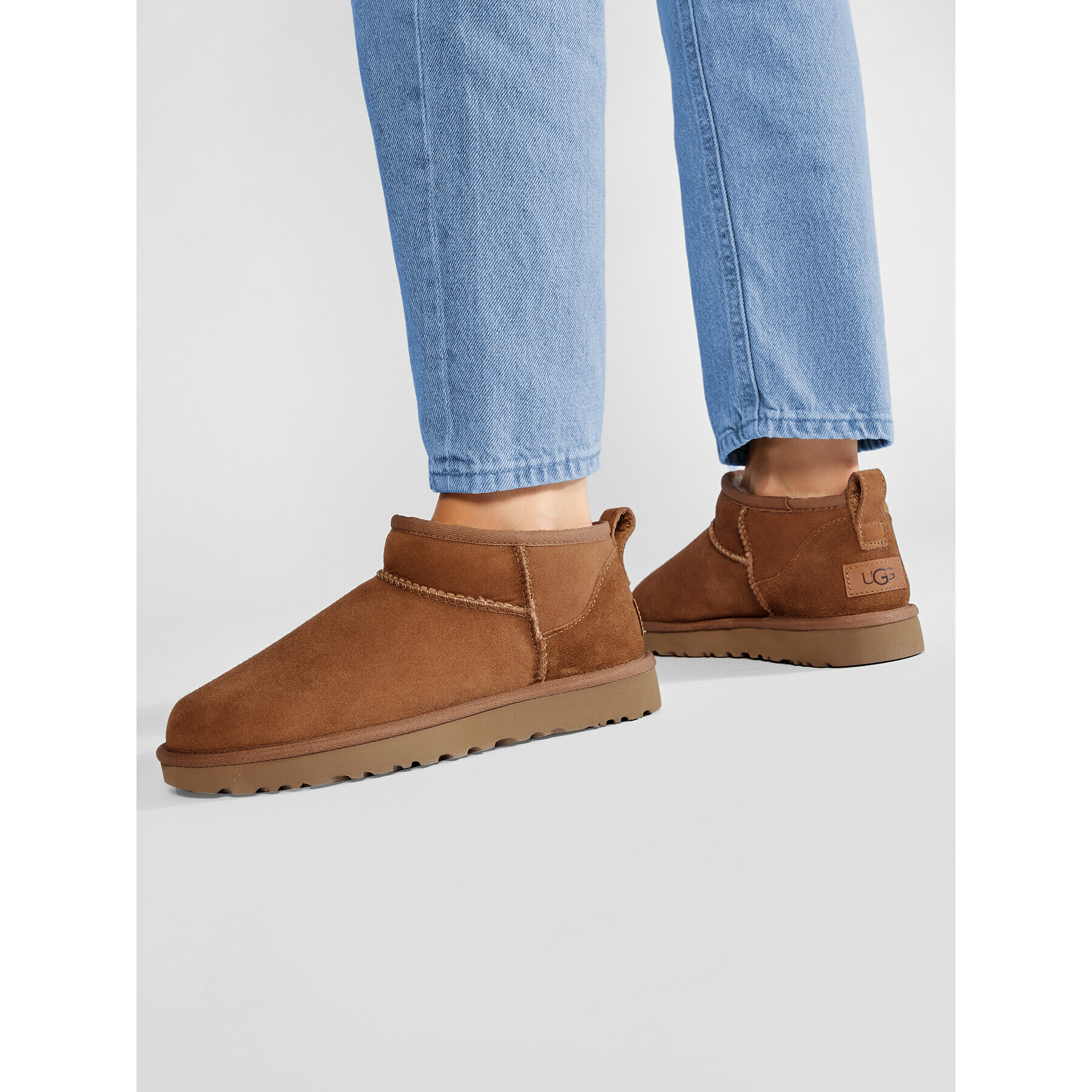 Ugg Обувки W Classic Ultra Mini 1116109 Кафяв - Pepit.bg