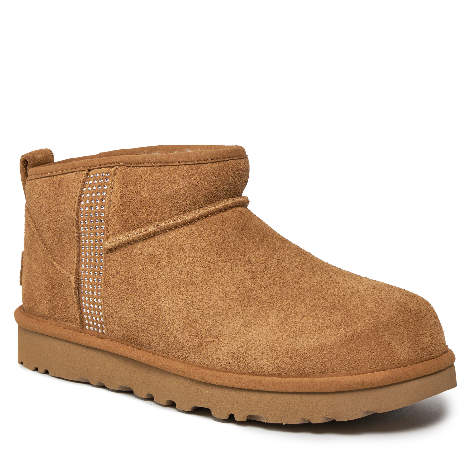 Ugg Обувки W Classic Ultra Mini Bling 1153777 Кафяв - Pepit.bg