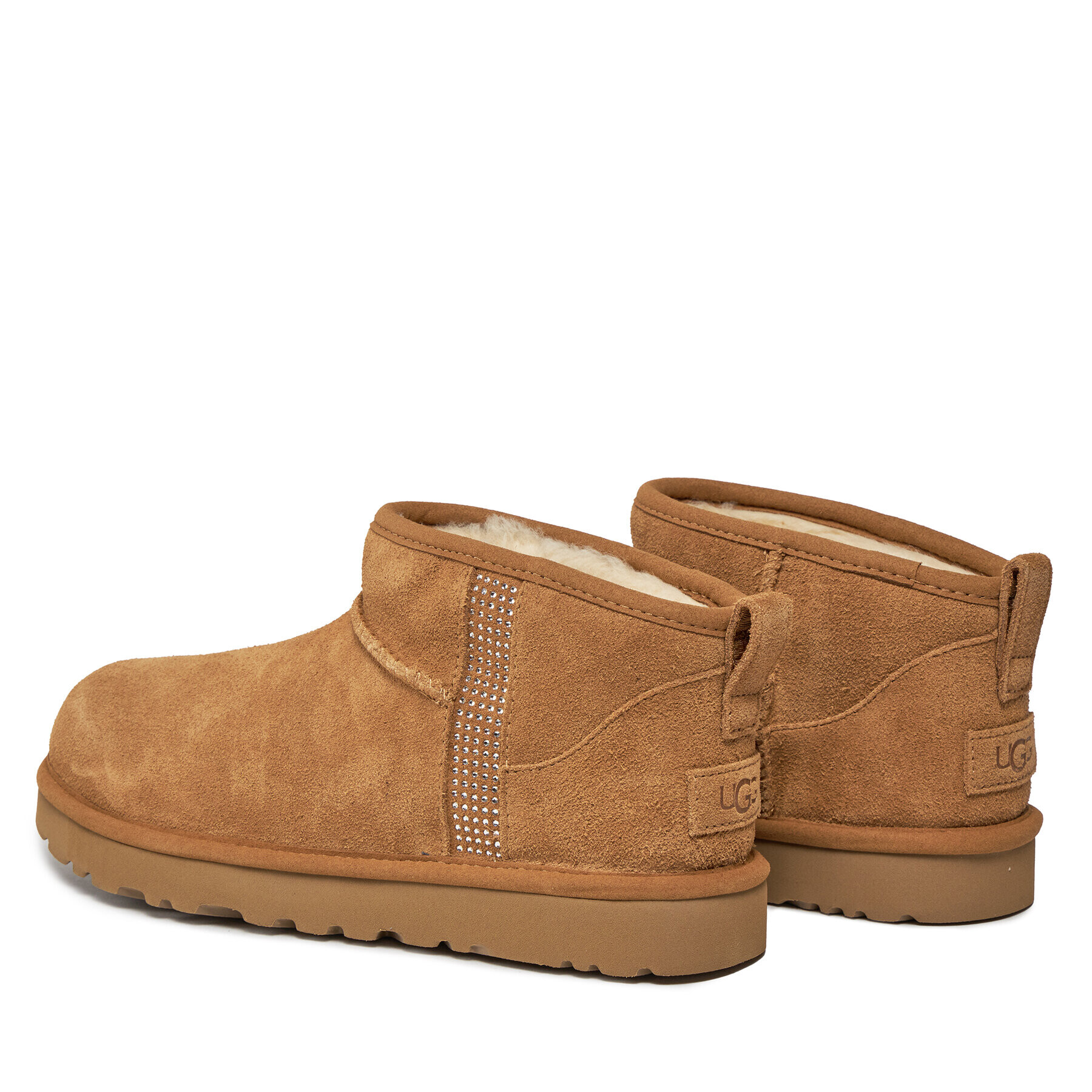 Ugg Обувки W Classic Ultra Mini Bling 1153777 Кафяв - Pepit.bg
