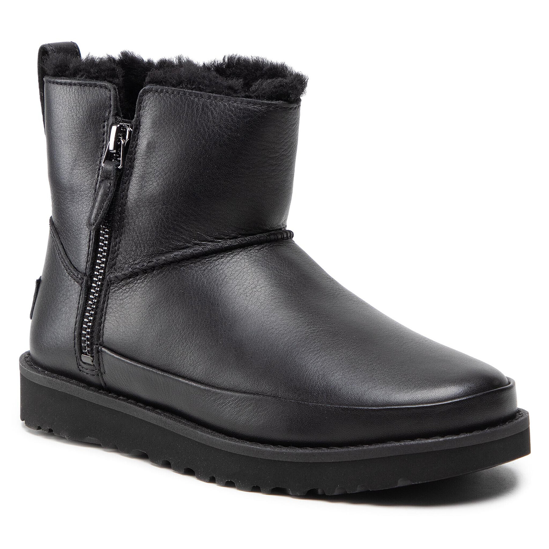 Ugg Обувки W Classic Zip Mini 1116104 Черен - Pepit.bg