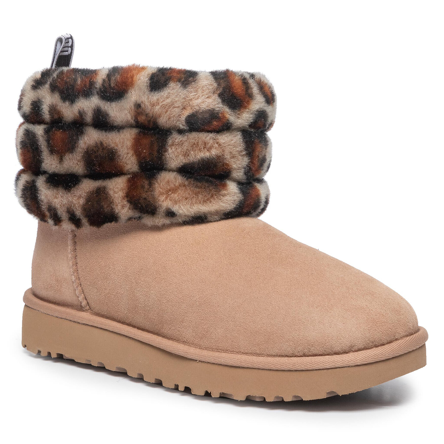 Ugg Обувки W Fluff Mini Quilted Leopard 1105358 Бежов - Pepit.bg