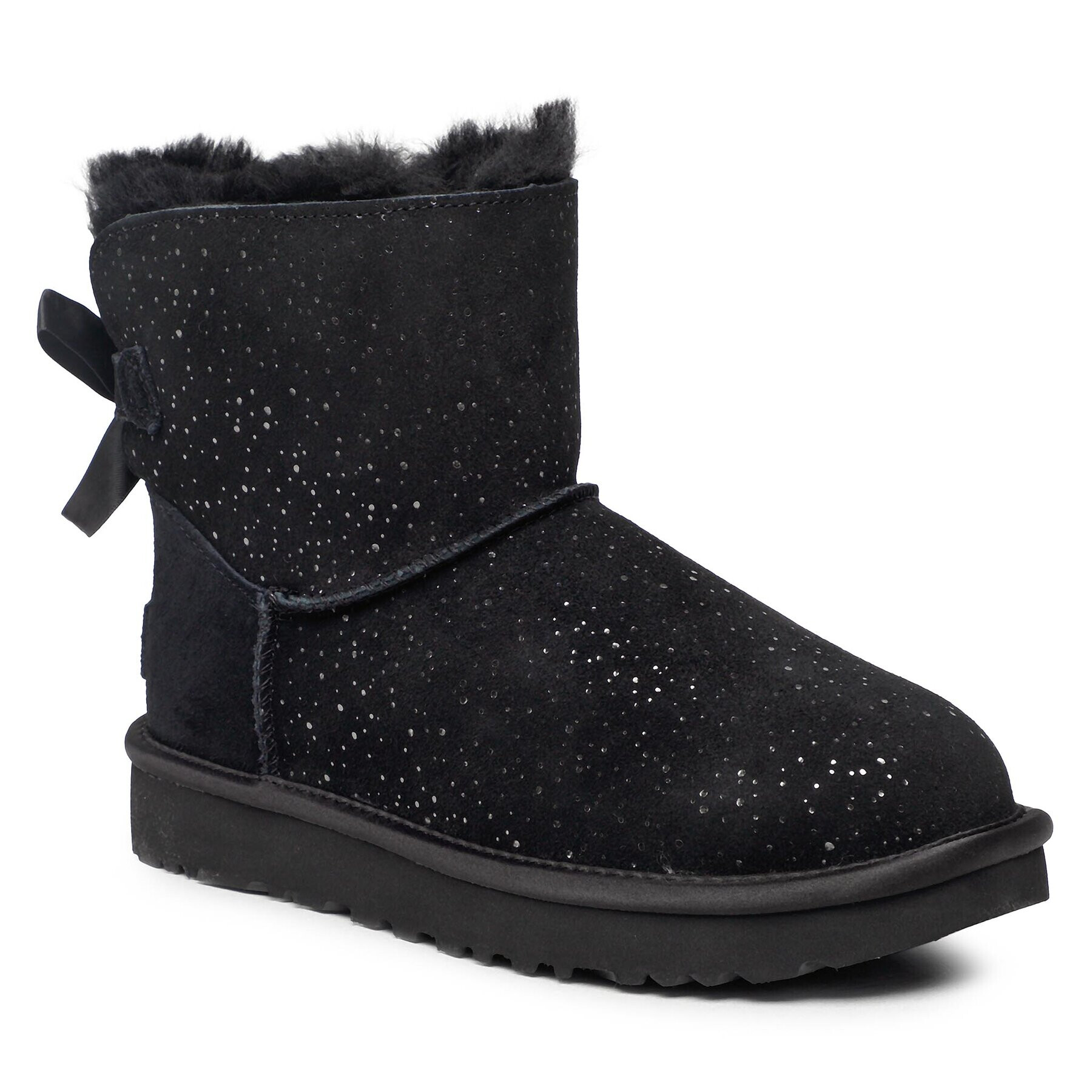 Ugg Обувки W Mini Bailey Bow Metallic Spots 1134135 Черен - Pepit.bg