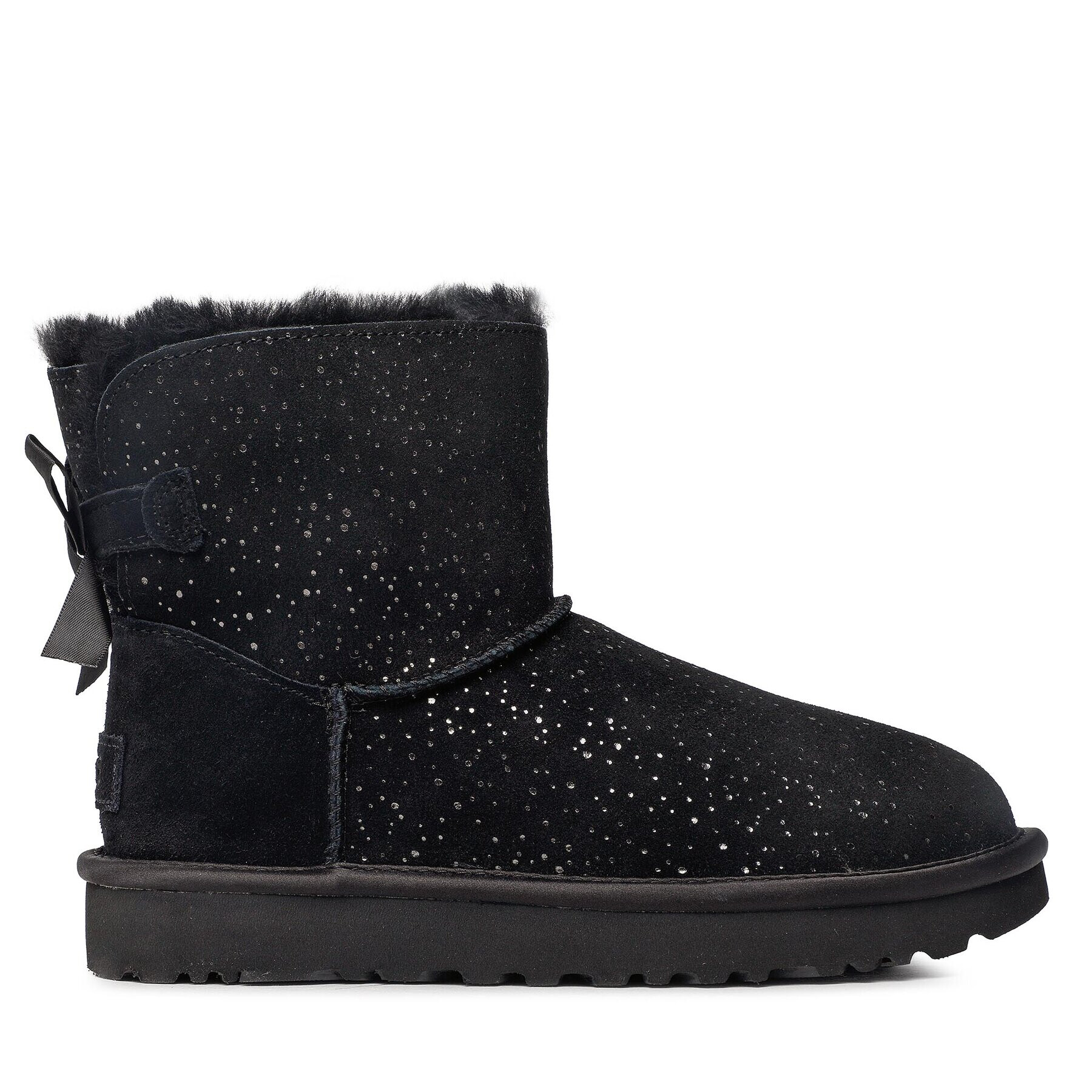 Ugg Обувки W Mini Bailey Bow Metallic Spots 1134135 Черен - Pepit.bg