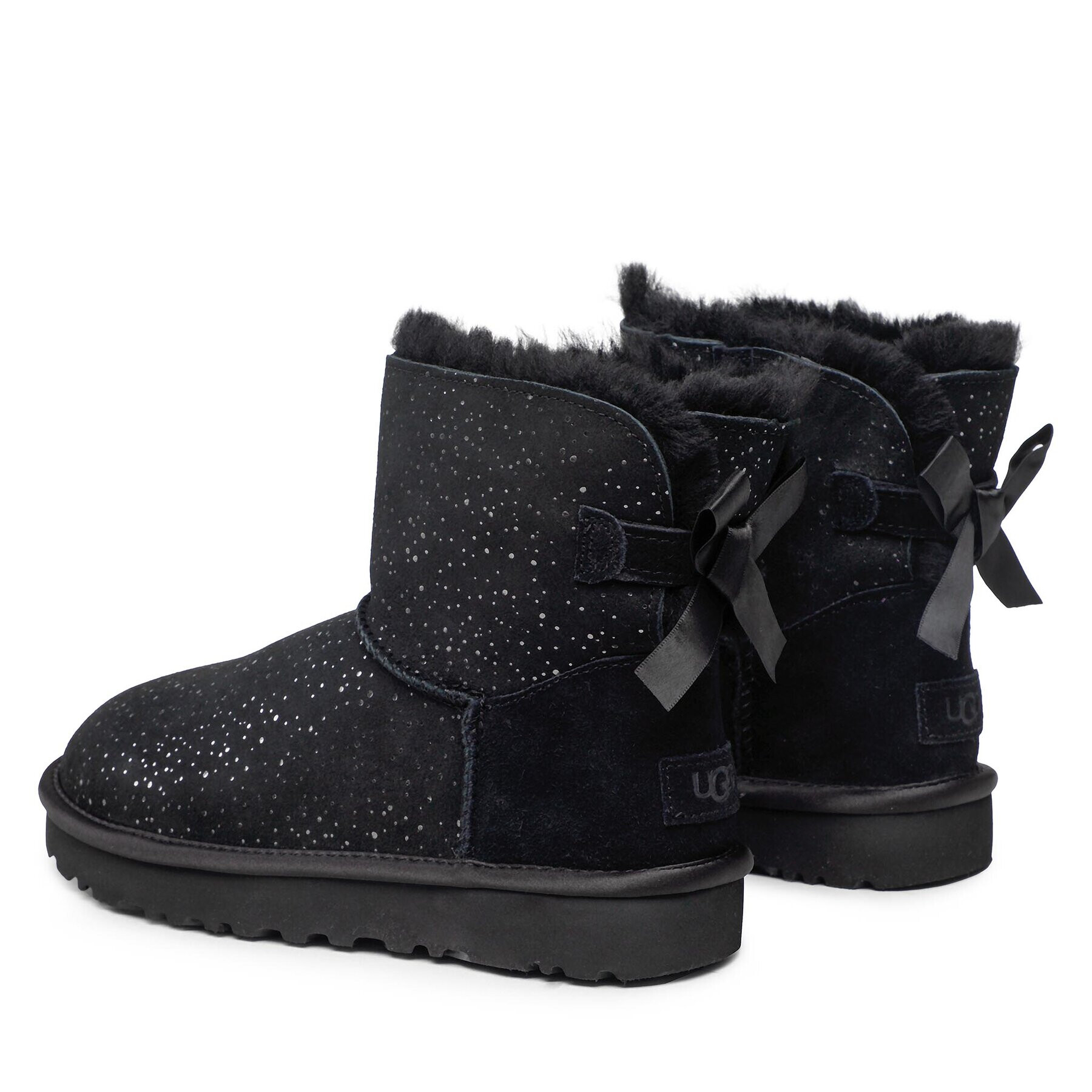 Ugg Обувки W Mini Bailey Bow Metallic Spots 1134135 Черен - Pepit.bg