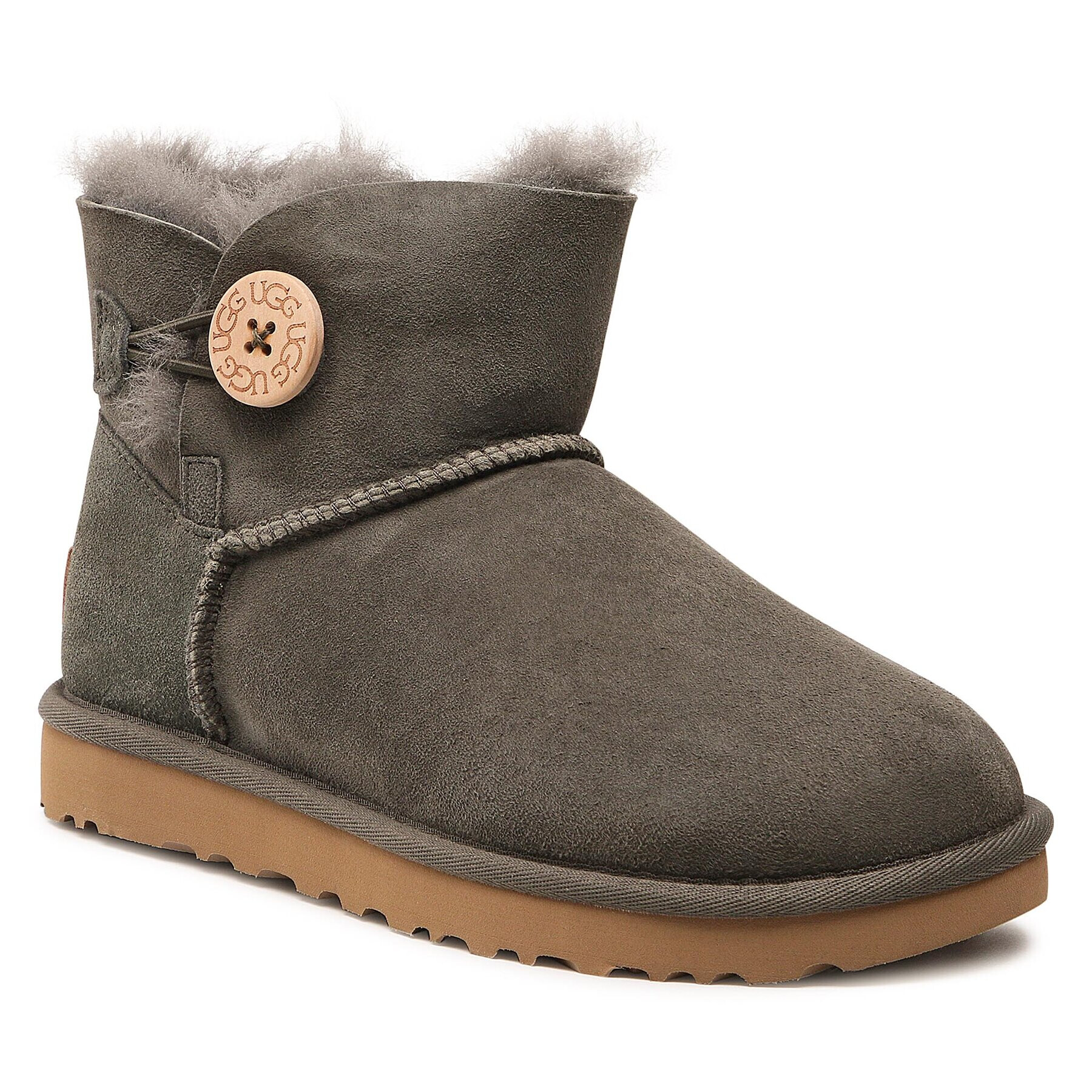 Ugg Обувки W Mini Bailey Button II 1016422 Зелен - Pepit.bg