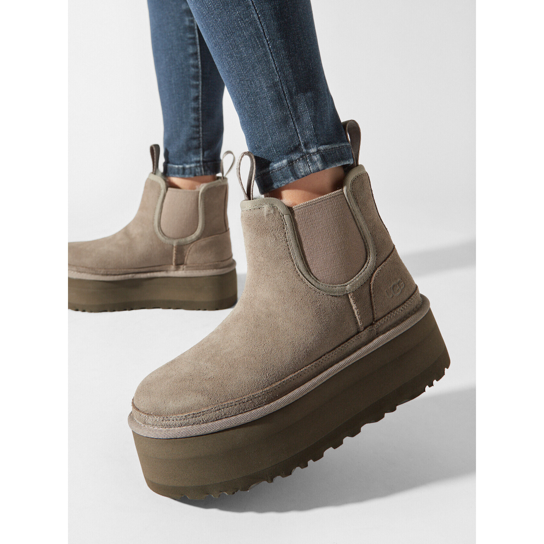 Ugg Обувки W Neumel Platform Chelsea 1134526 Сив - Pepit.bg