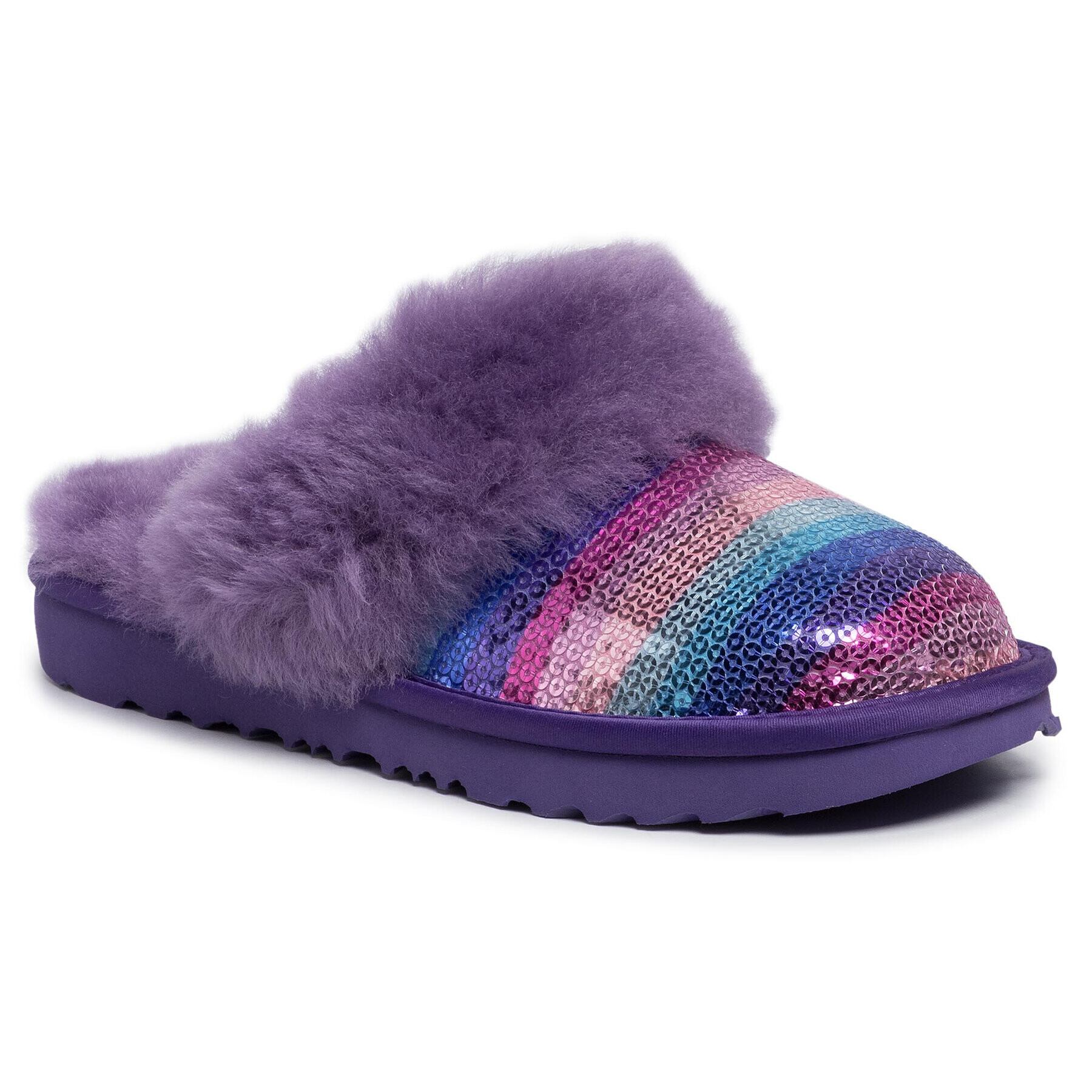 Ugg Пантофи K Cozy II Rainbow 1103585K Виолетов - Pepit.bg