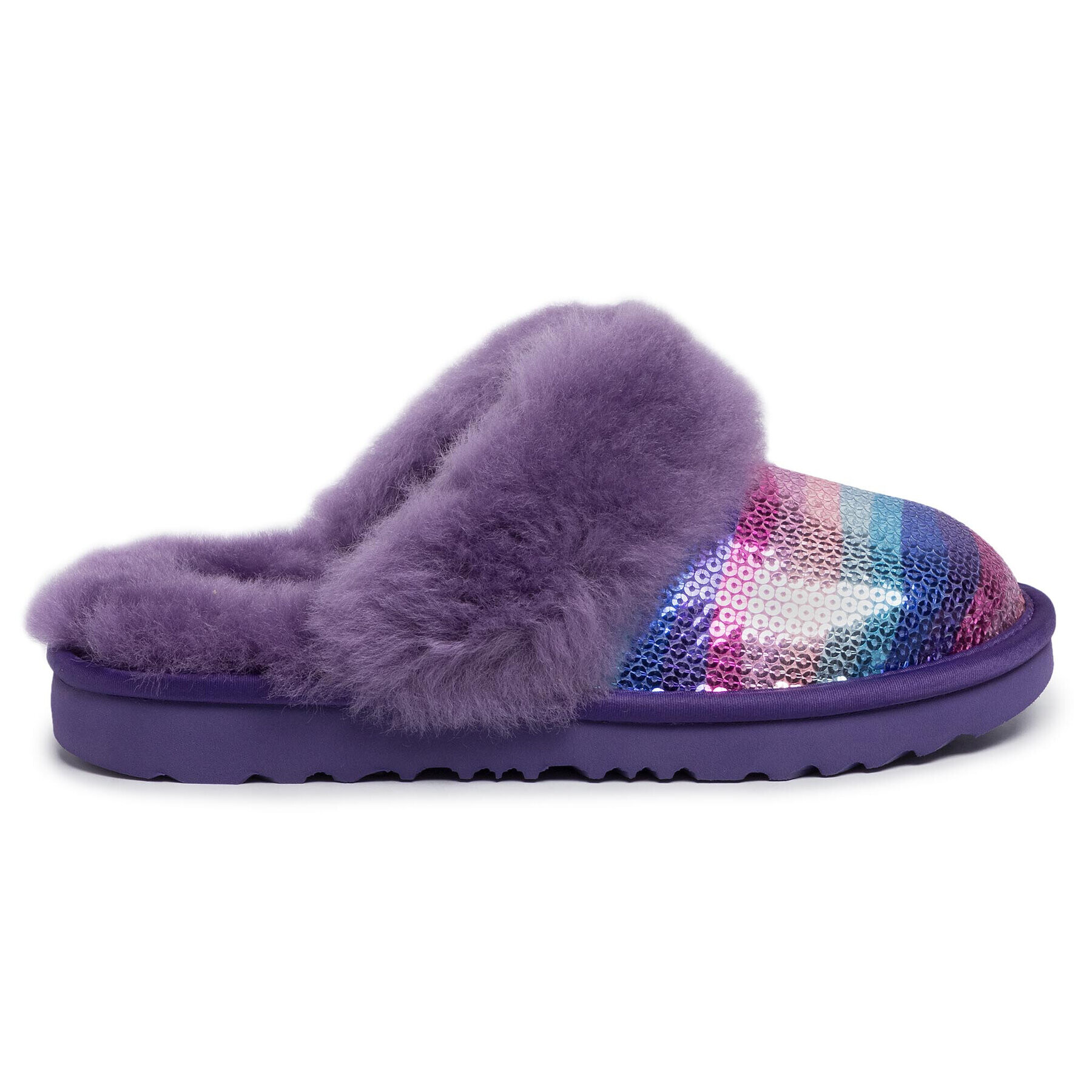 Ugg Пантофи K Cozy II Rainbow 1103585K Виолетов - Pepit.bg