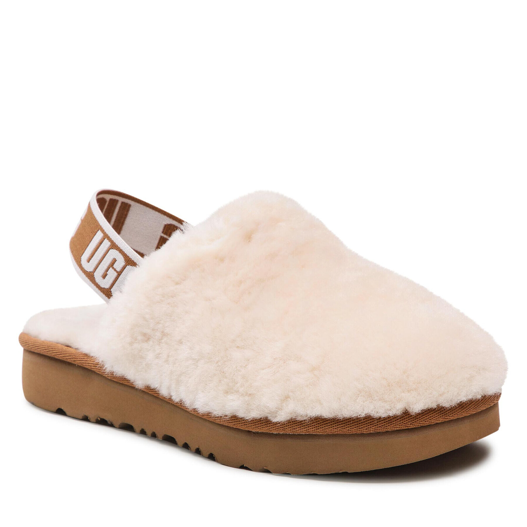 Ugg Пантофи K Fluff Yeah Clog 1123633K Бежов - Pepit.bg