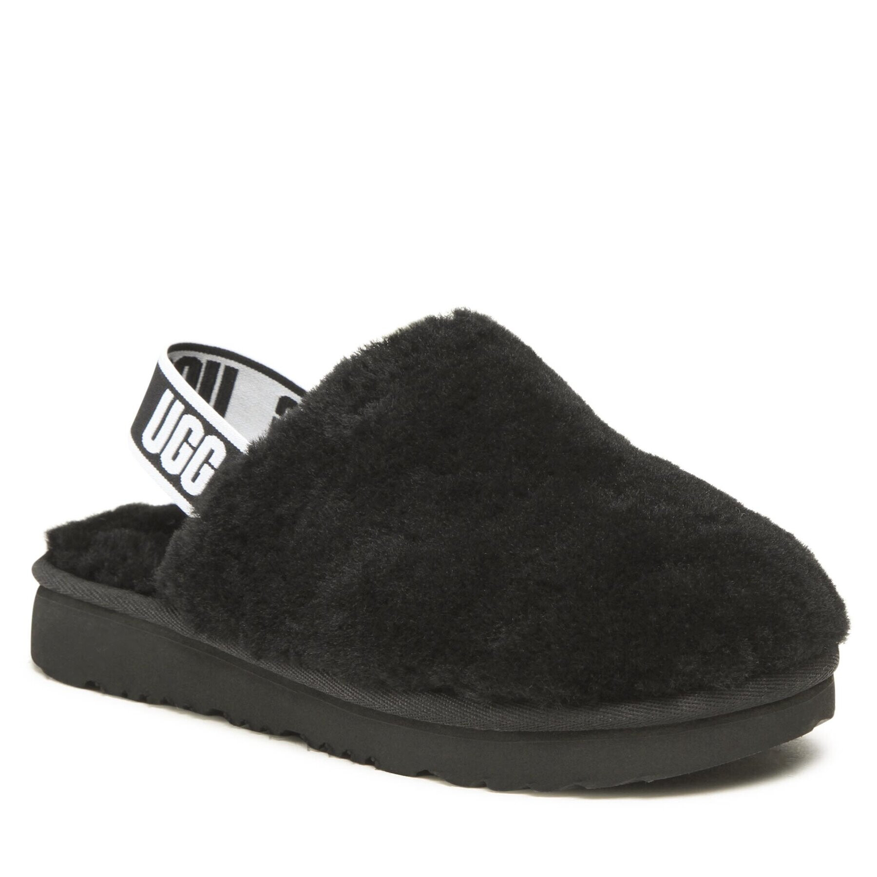 Ugg Пантофи K Fluff Yeah Clog 1123633K Черен - Pepit.bg