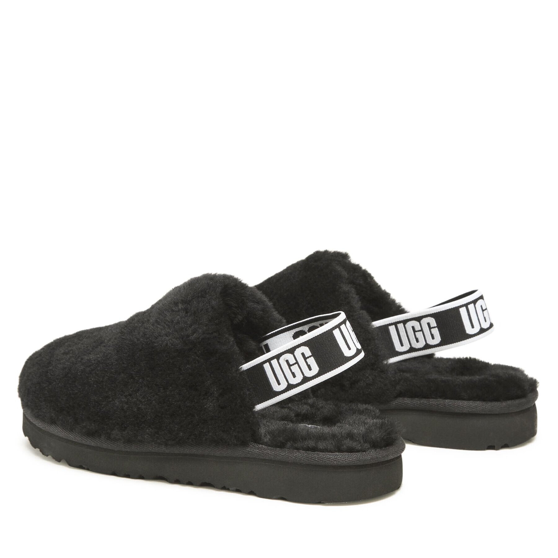Ugg Пантофи K Fluff Yeah Clog 1123633K Черен - Pepit.bg