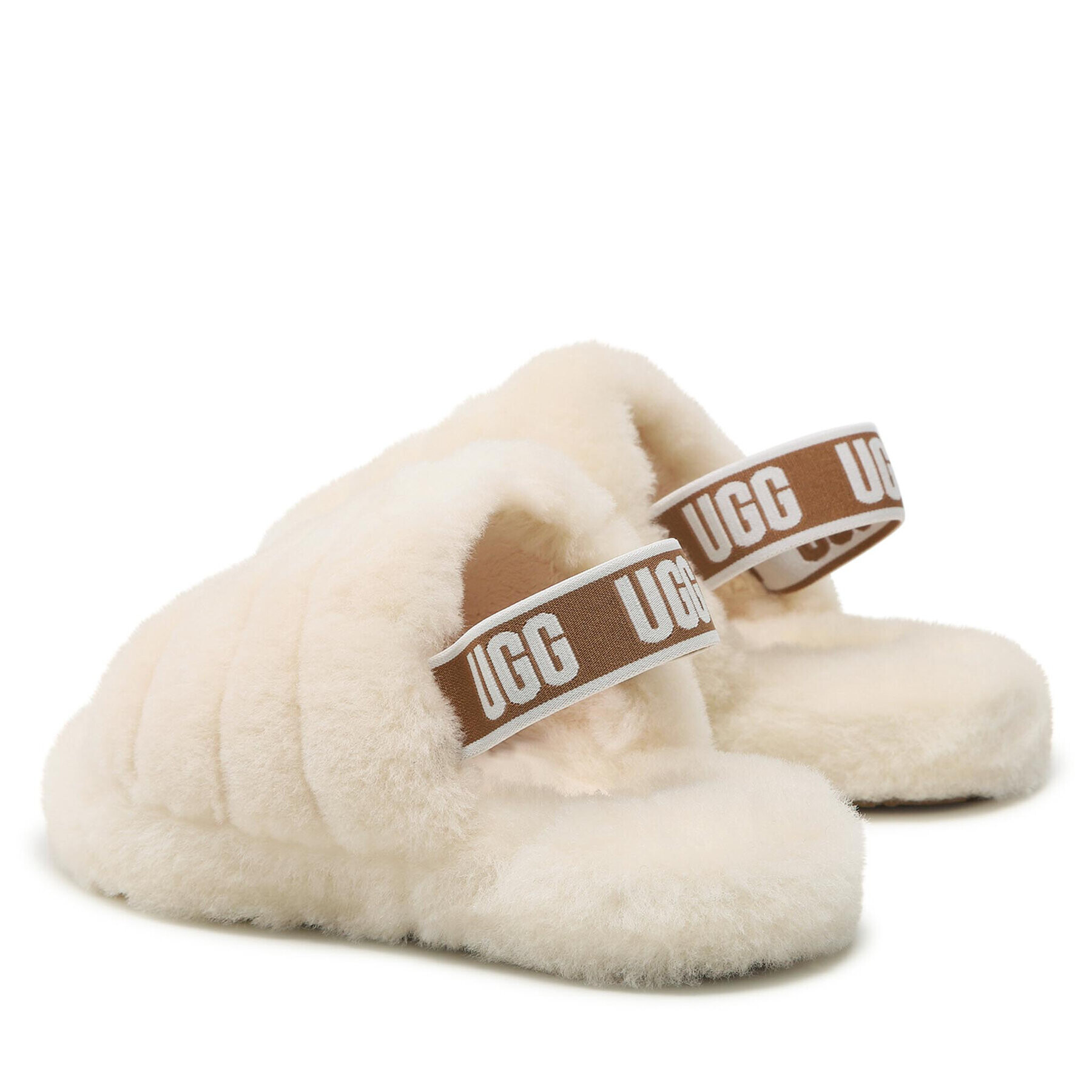 Ugg Пантофи K Fluff Yeah Slide 1098494K Бежов - Pepit.bg