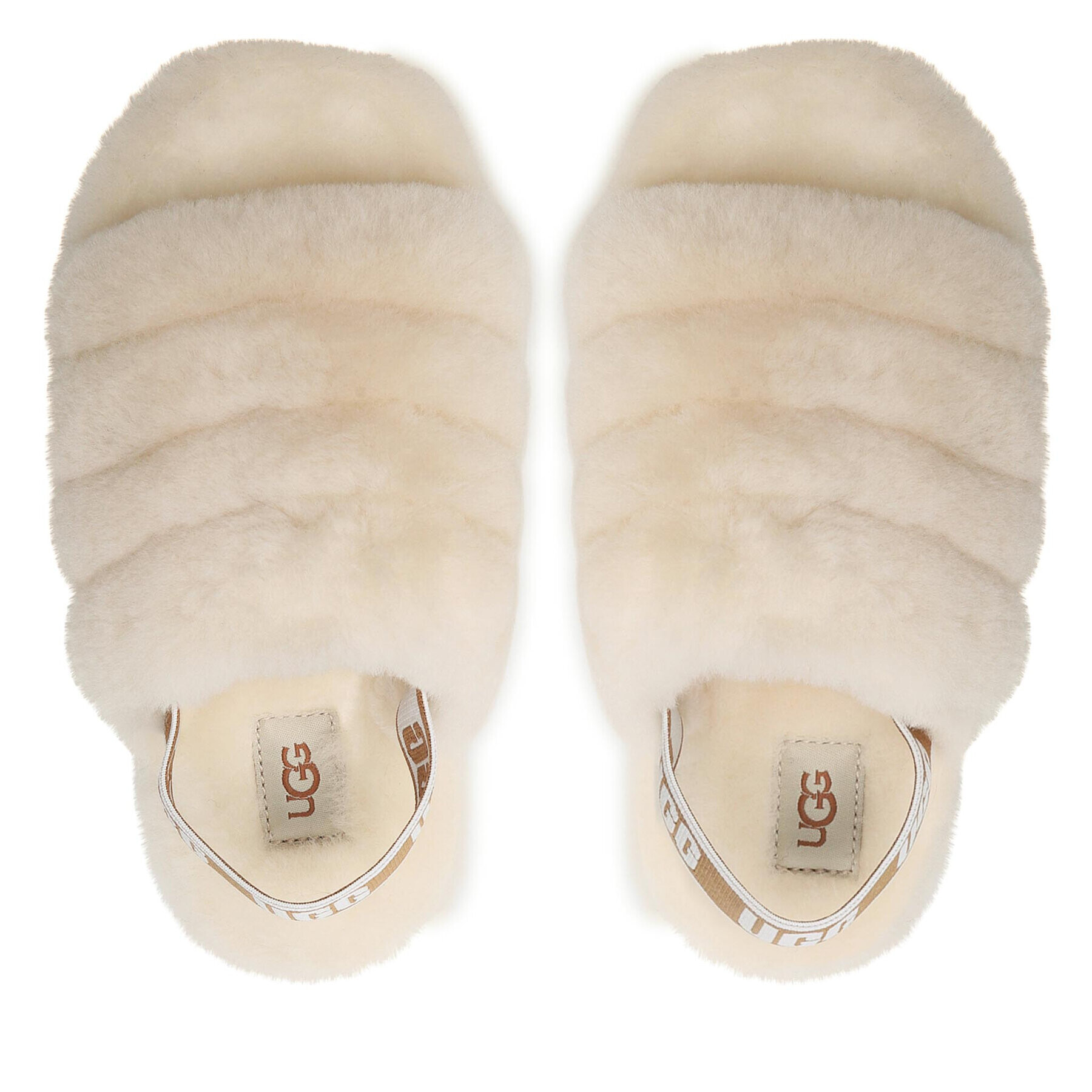 Ugg Пантофи K Fluff Yeah Slide 1098494K Бежов - Pepit.bg