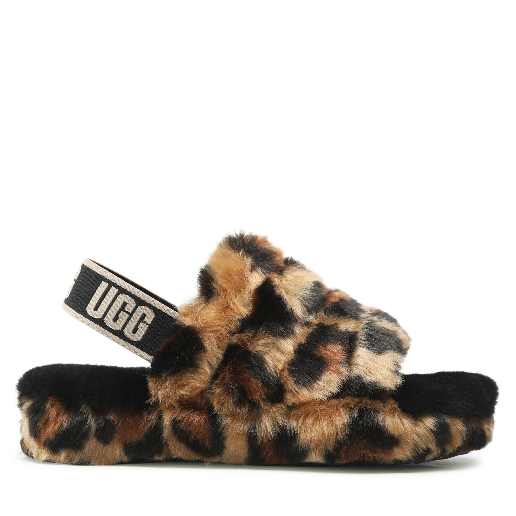 Ugg Пантофи K Fluff Yeah Slide Spotty 1134954K Кафяв - Pepit.bg