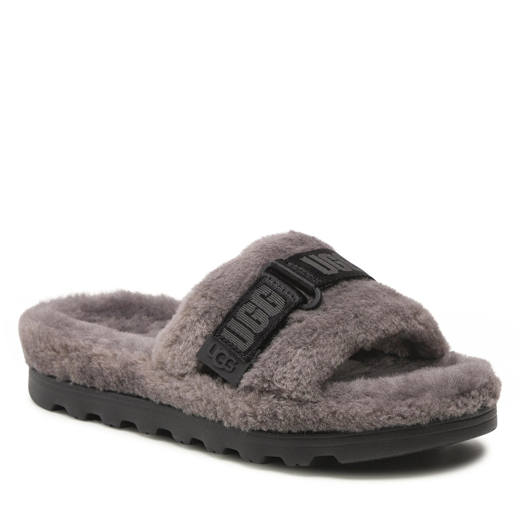 Ugg Пантофи M Fluff Up 1130816 Сив - Pepit.bg