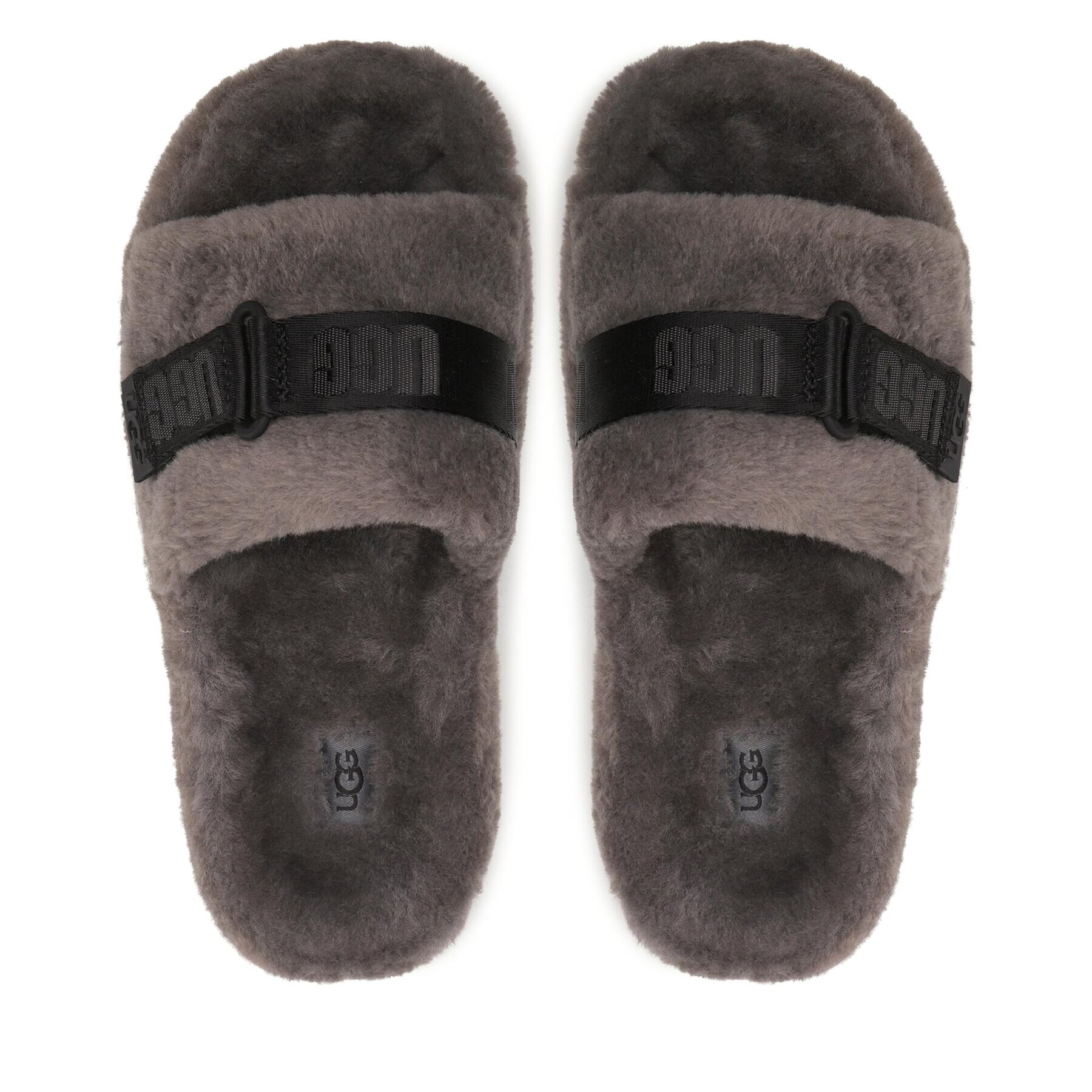 Ugg Пантофи M Fluff Up 1130816 Сив - Pepit.bg