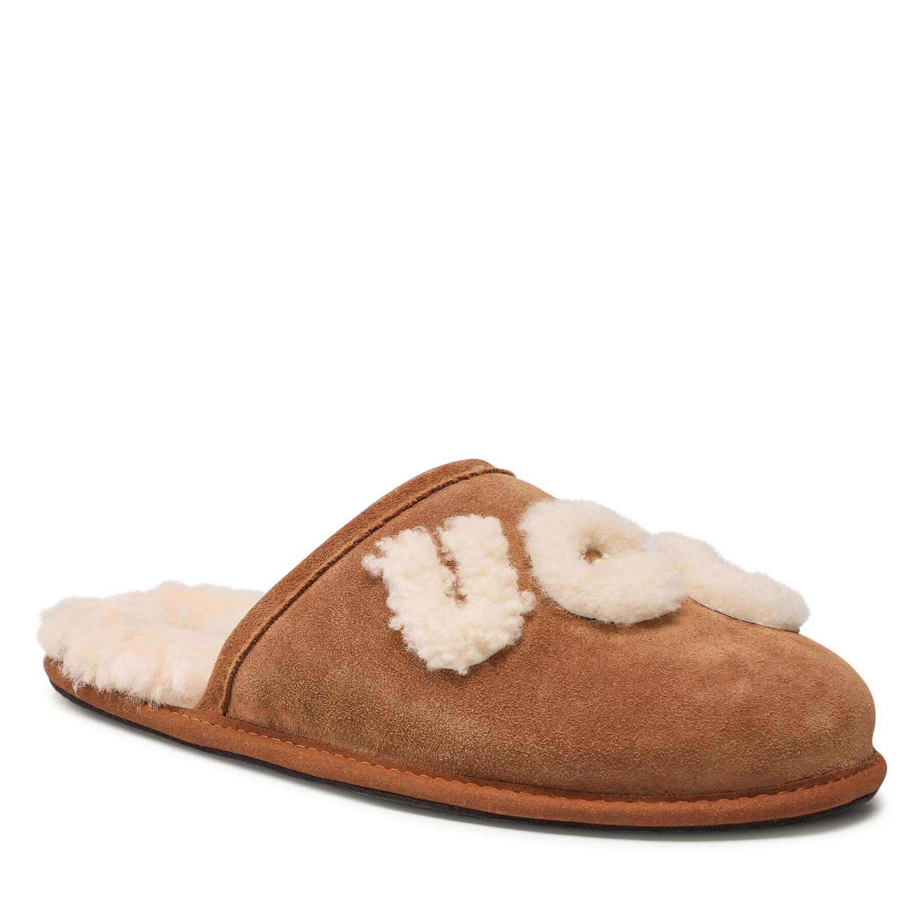 Ugg Пантофи M Scuff Logo Sheepskin 1123773 Бежов - Pepit.bg