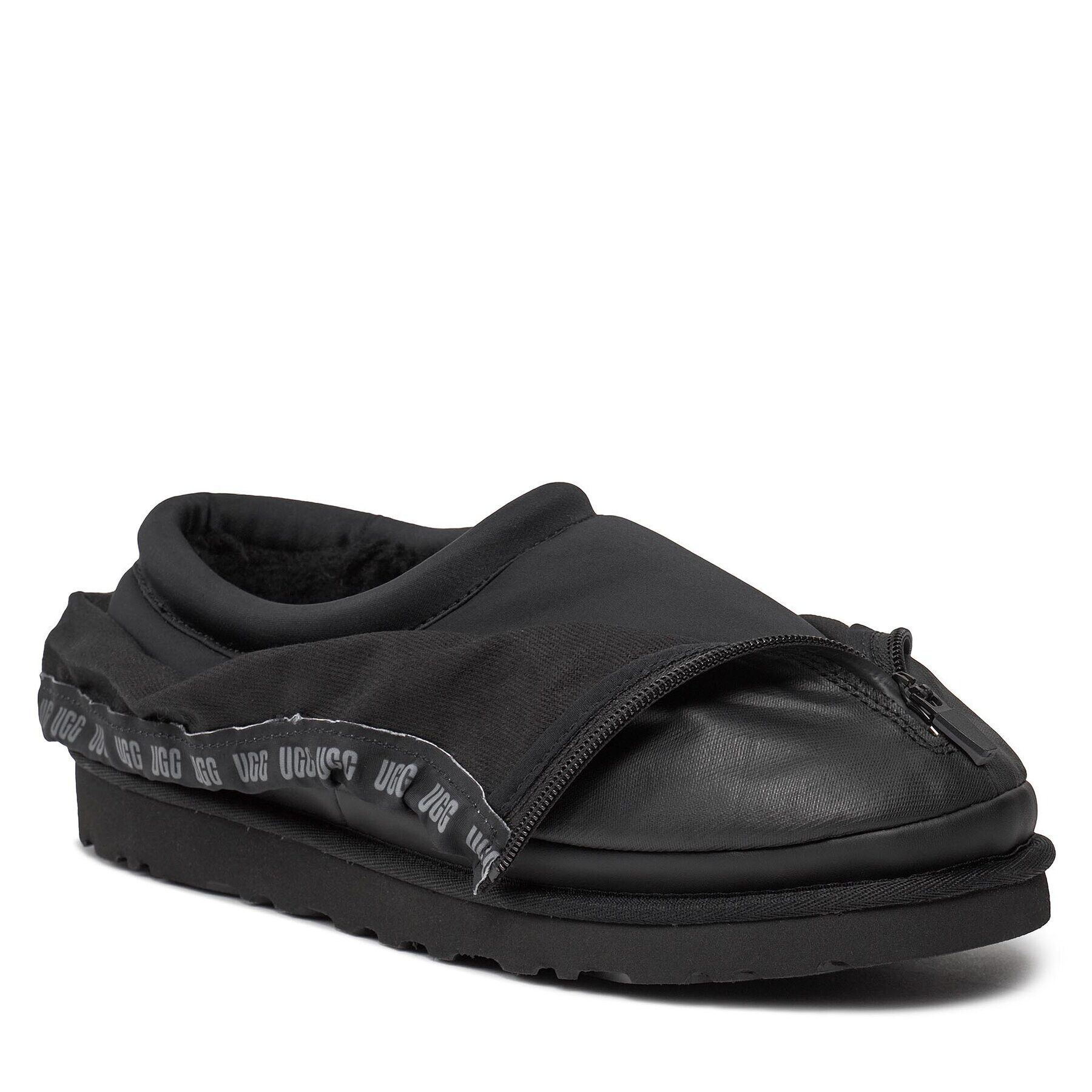 Ugg Пантофи M Tasman Shroud Zip 1144114 Черен - Pepit.bg