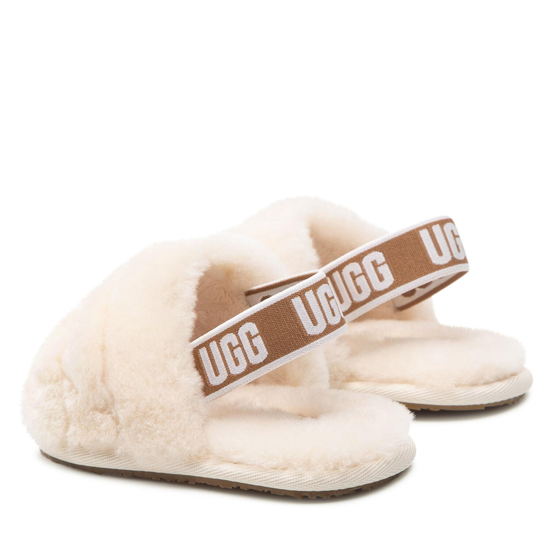 Ugg Пантофи T Fluff Yeah Slide 1098579T Бежов - Pepit.bg