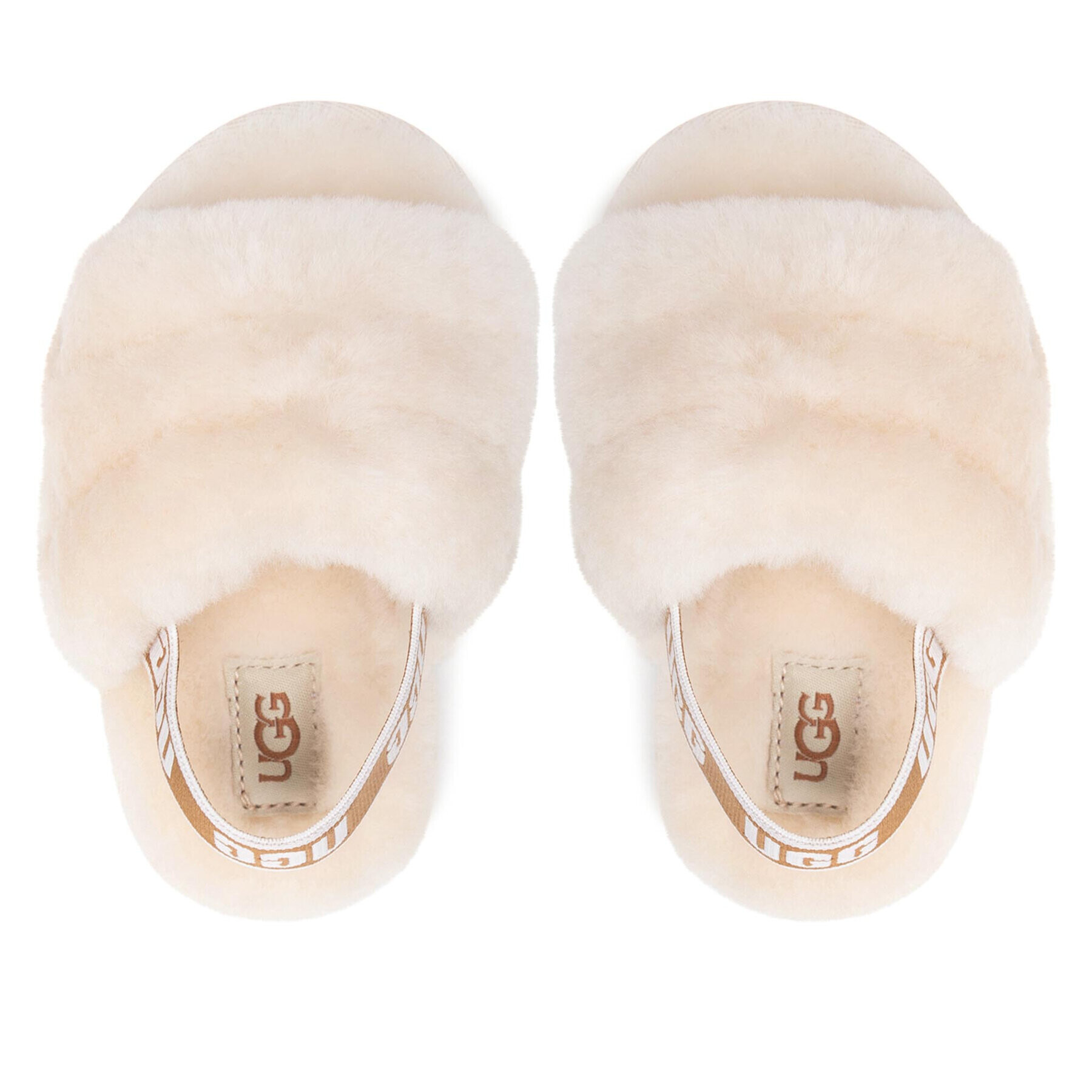 Ugg Пантофи T Fluff Yeah Slide 1098579T Бежов - Pepit.bg