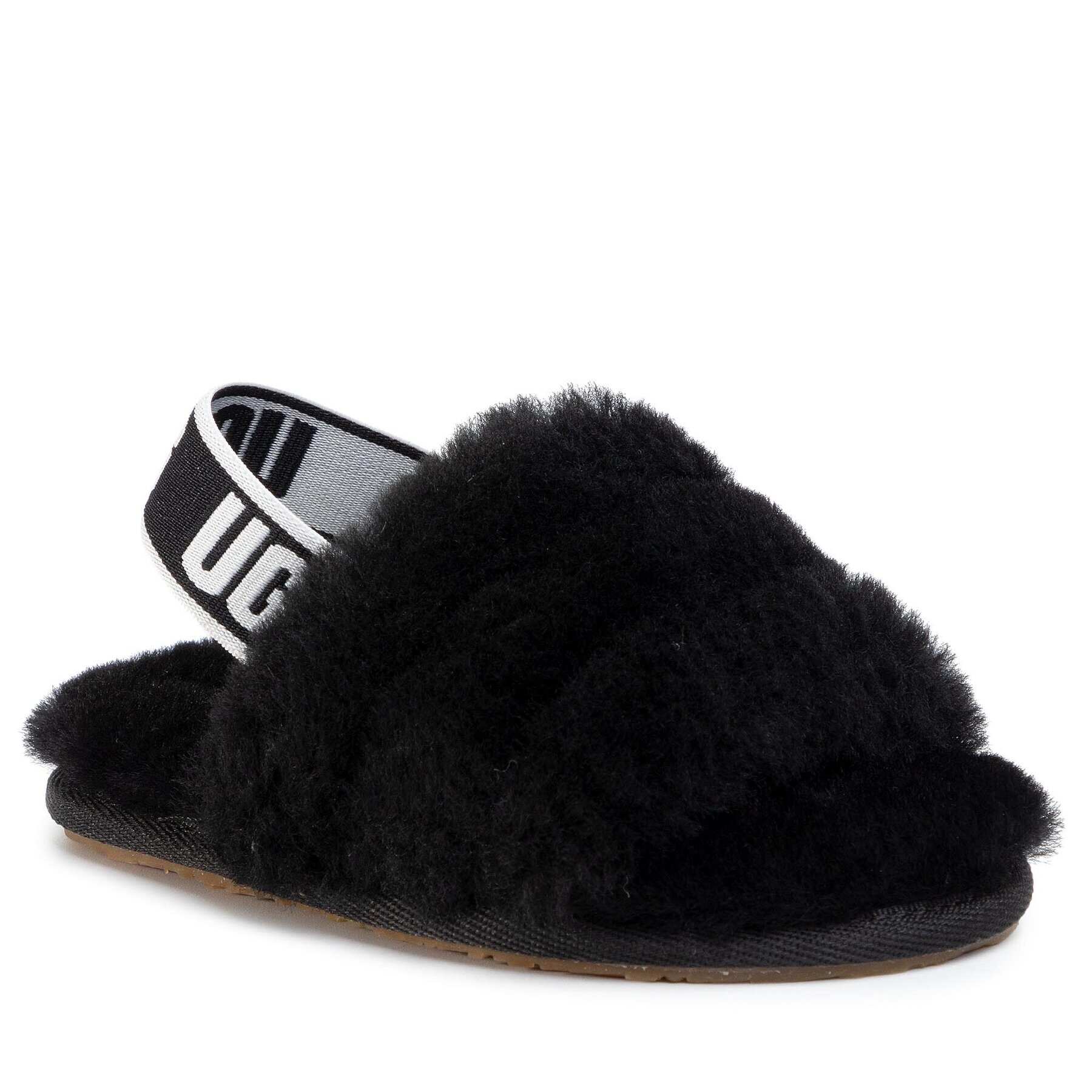 Ugg Пантофи T Fluff Yeah Slide 1098579T Черен - Pepit.bg