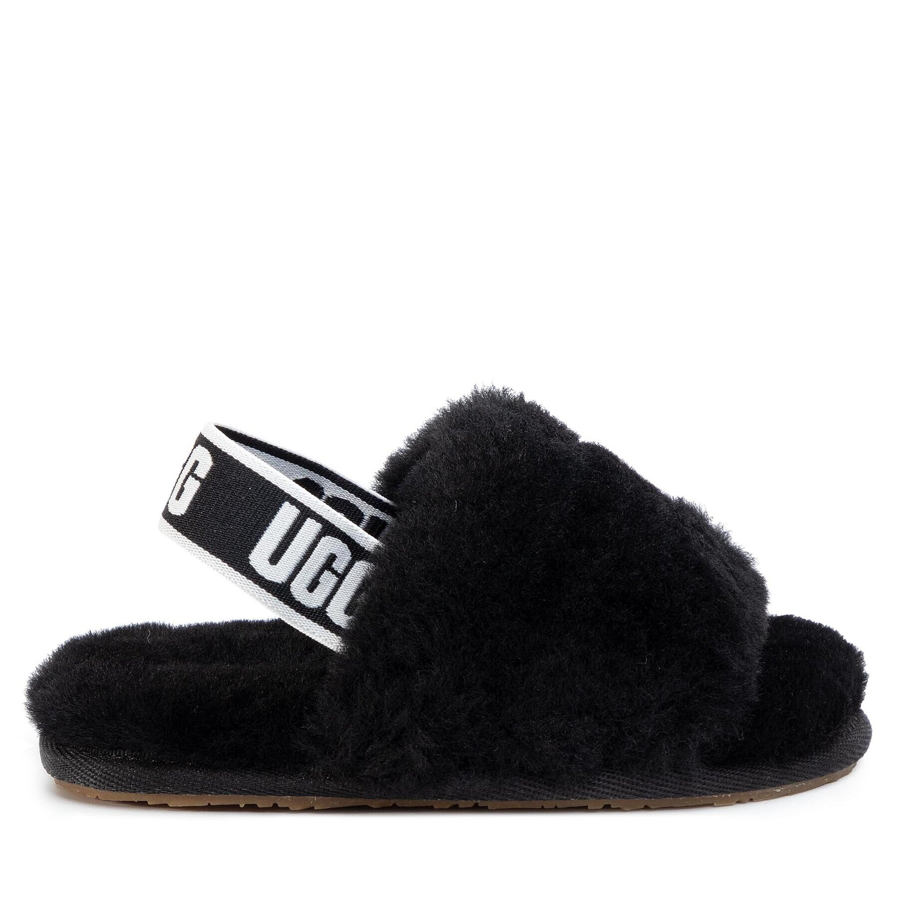 Ugg Пантофи T Fluff Yeah Slide 1098579T Черен - Pepit.bg