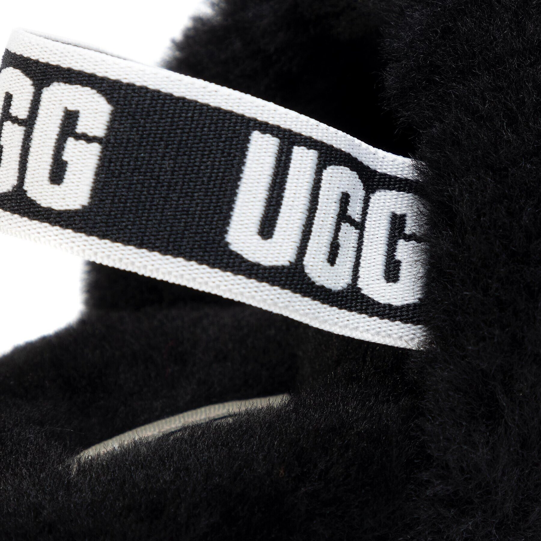 Ugg Пантофи T Fluff Yeah Slide 1098579T Черен - Pepit.bg