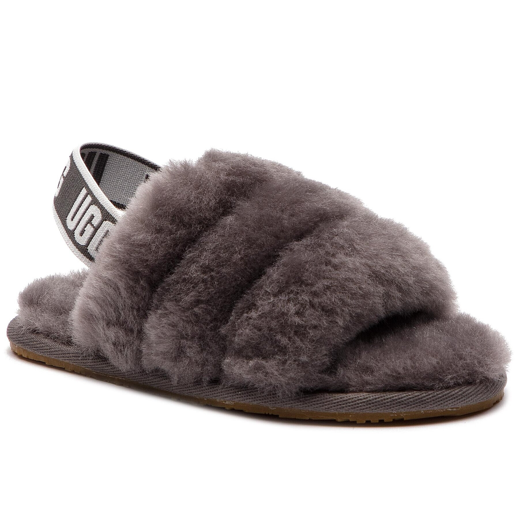 Ugg Пантофи T Fluff Yeah Slide 1098579T Сив - Pepit.bg