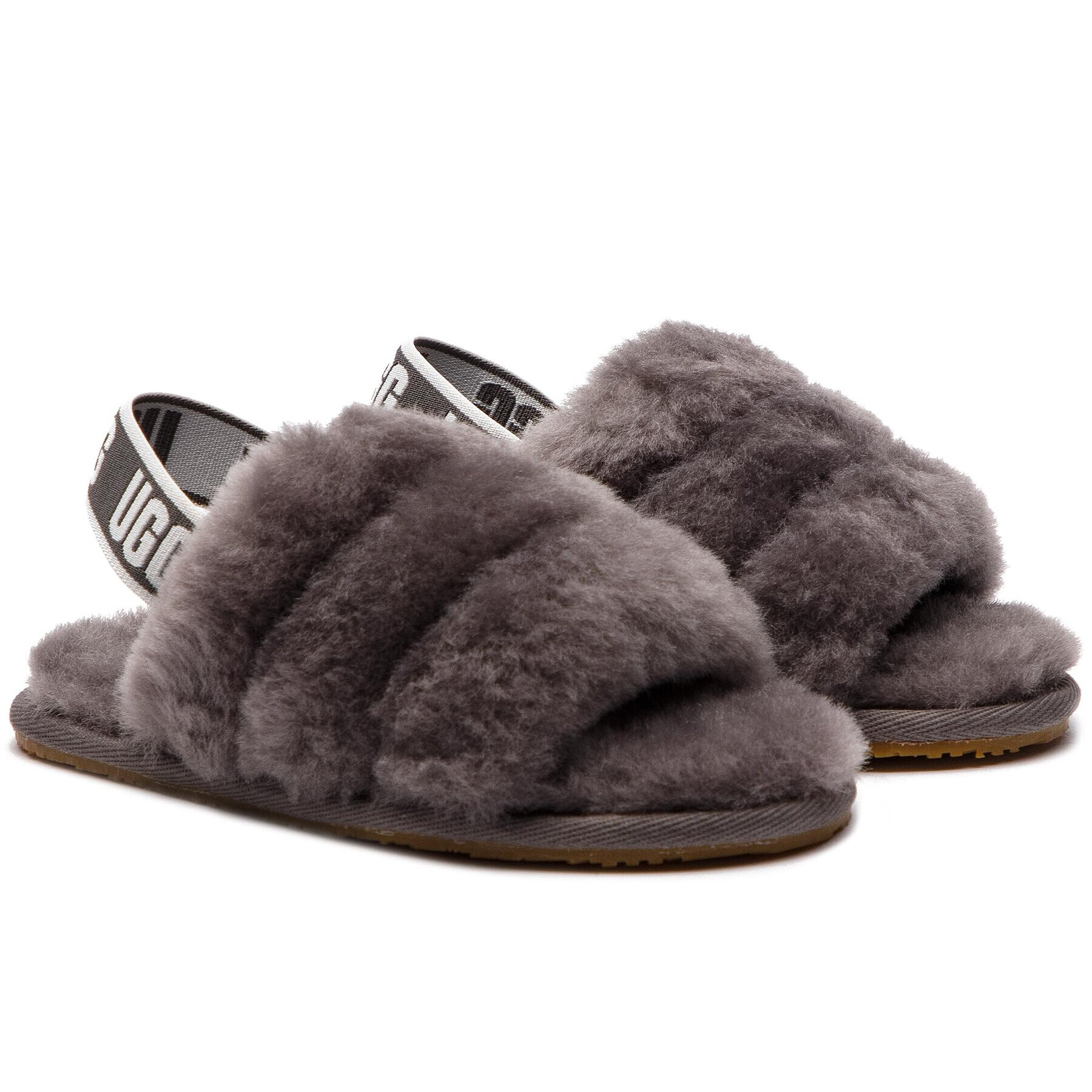 Ugg Пантофи T Fluff Yeah Slide 1098579T Сив - Pepit.bg