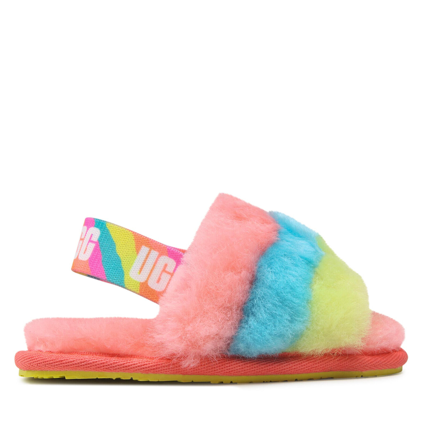 Ugg Пантофи T Fluff Yeah Slide 1124931T Цветен - Pepit.bg