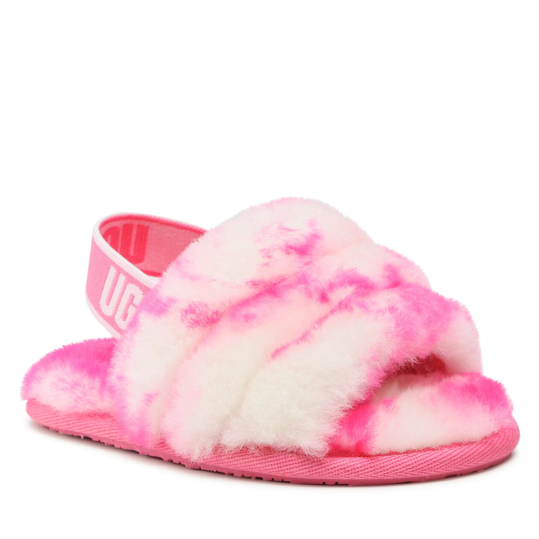 Ugg Пантофи T Fluff Yeah Slide Marble 1123638T Розов - Pepit.bg