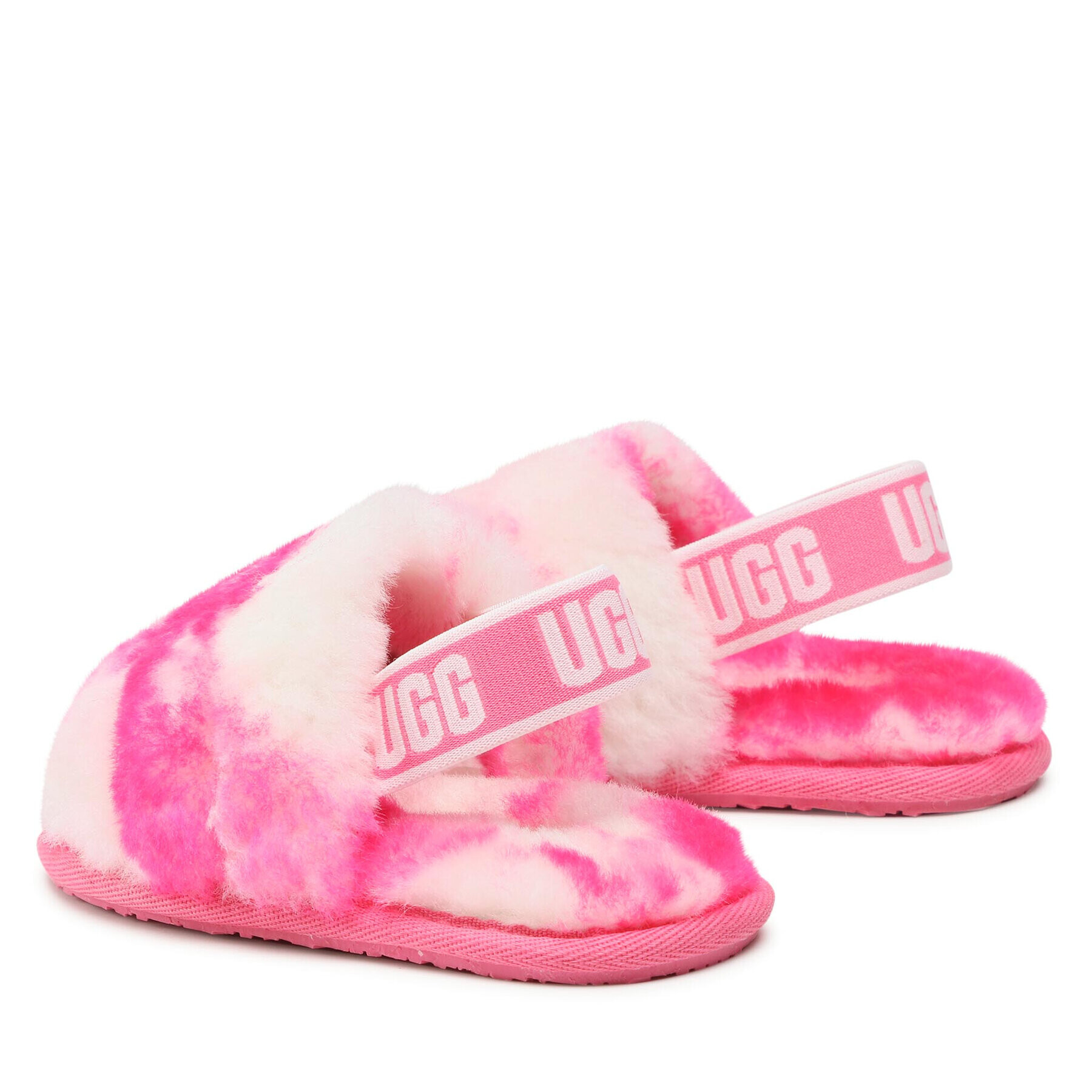 Ugg Пантофи T Fluff Yeah Slide Marble 1123638T Розов - Pepit.bg