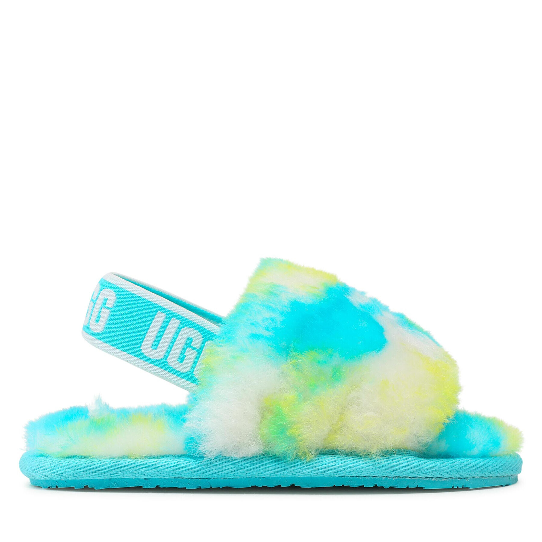 Ugg Пантофи T Fluff Yeah Slide Marble 1123638T Син - Pepit.bg