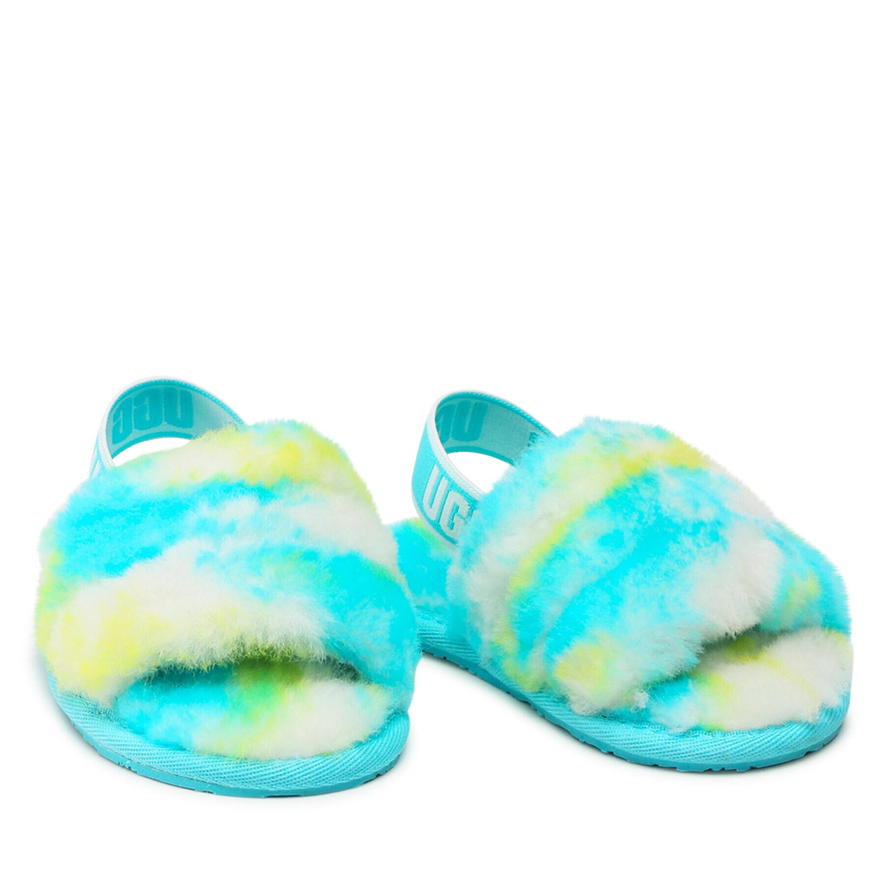 Ugg Пантофи T Fluff Yeah Slide Marble 1123638T Син - Pepit.bg