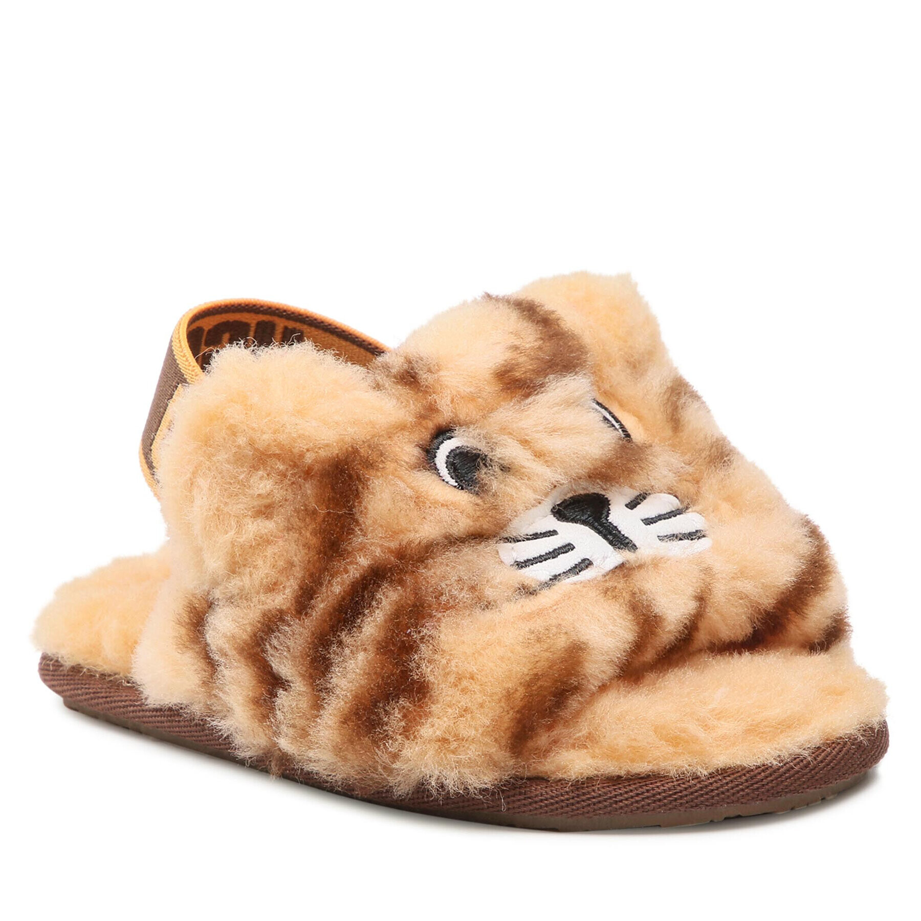 Ugg Пантофи T Fluff Yeah Slide Tiger Stuffie 1124940T Кафяв - Pepit.bg